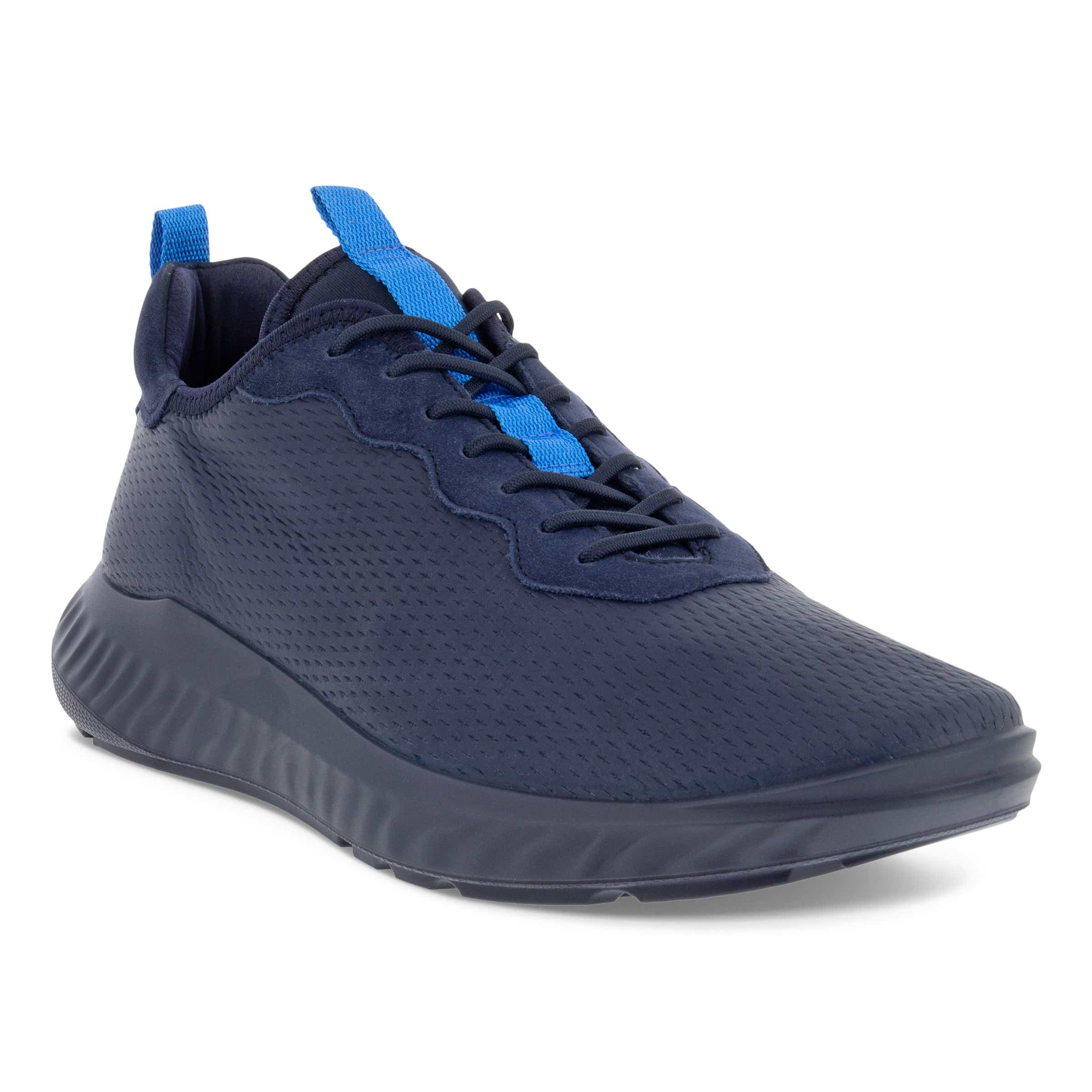 ECCO Men's Ath-1F Street Style Leather Sneakers - Blue - Main