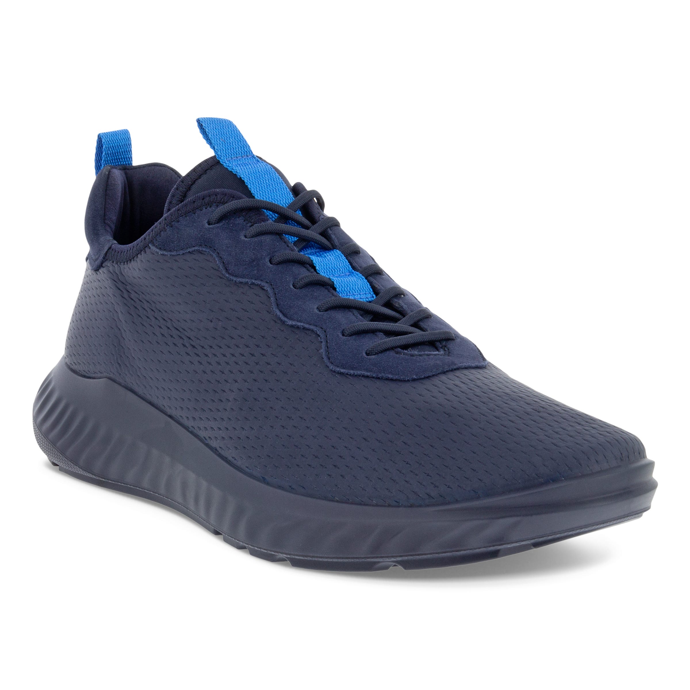 ECCO Men's Ath-1F Street Style Leather Sneakers - Blue - Main