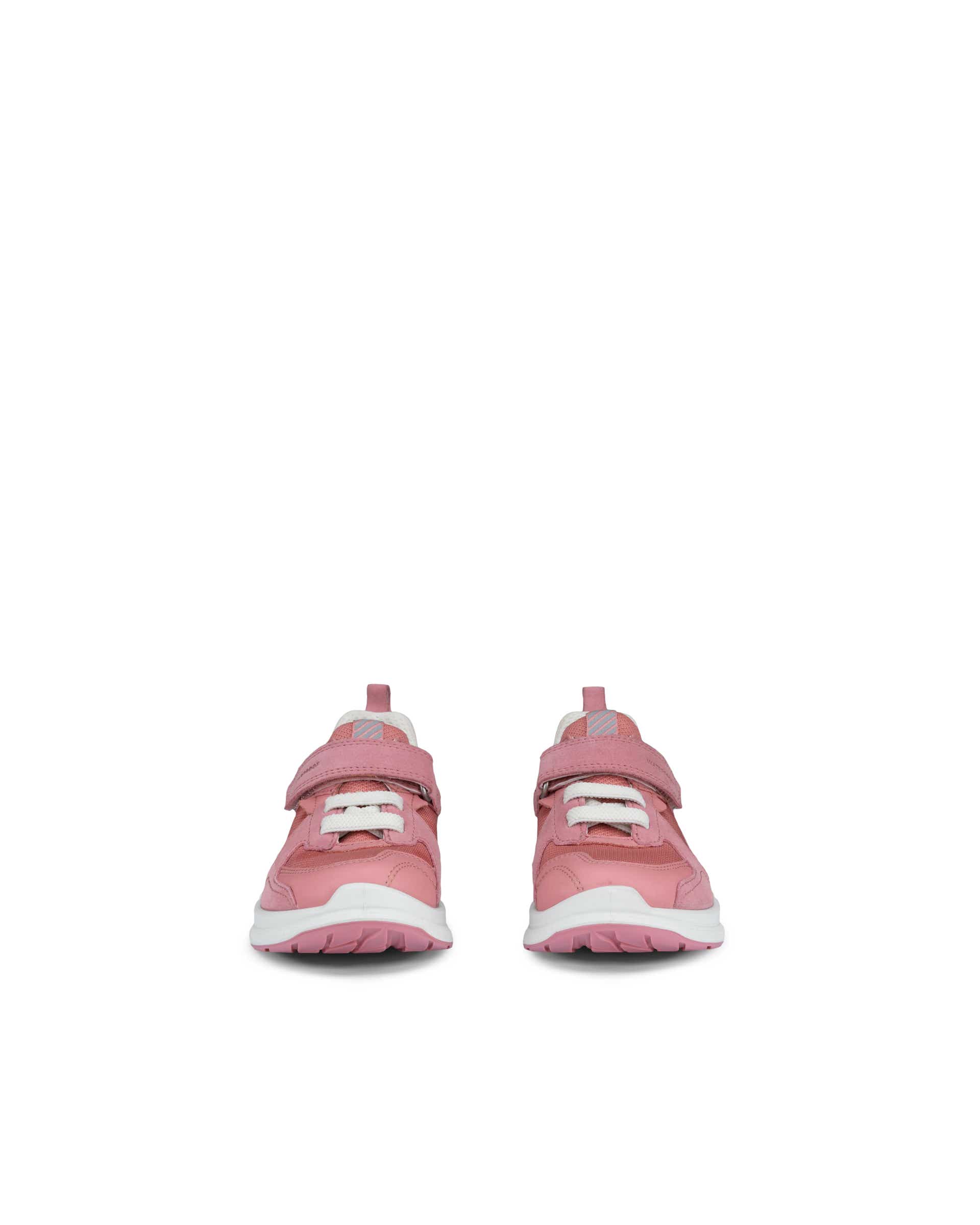 ECCO® Biom K1 baskets en daim pour enfant - Rose - Front pair