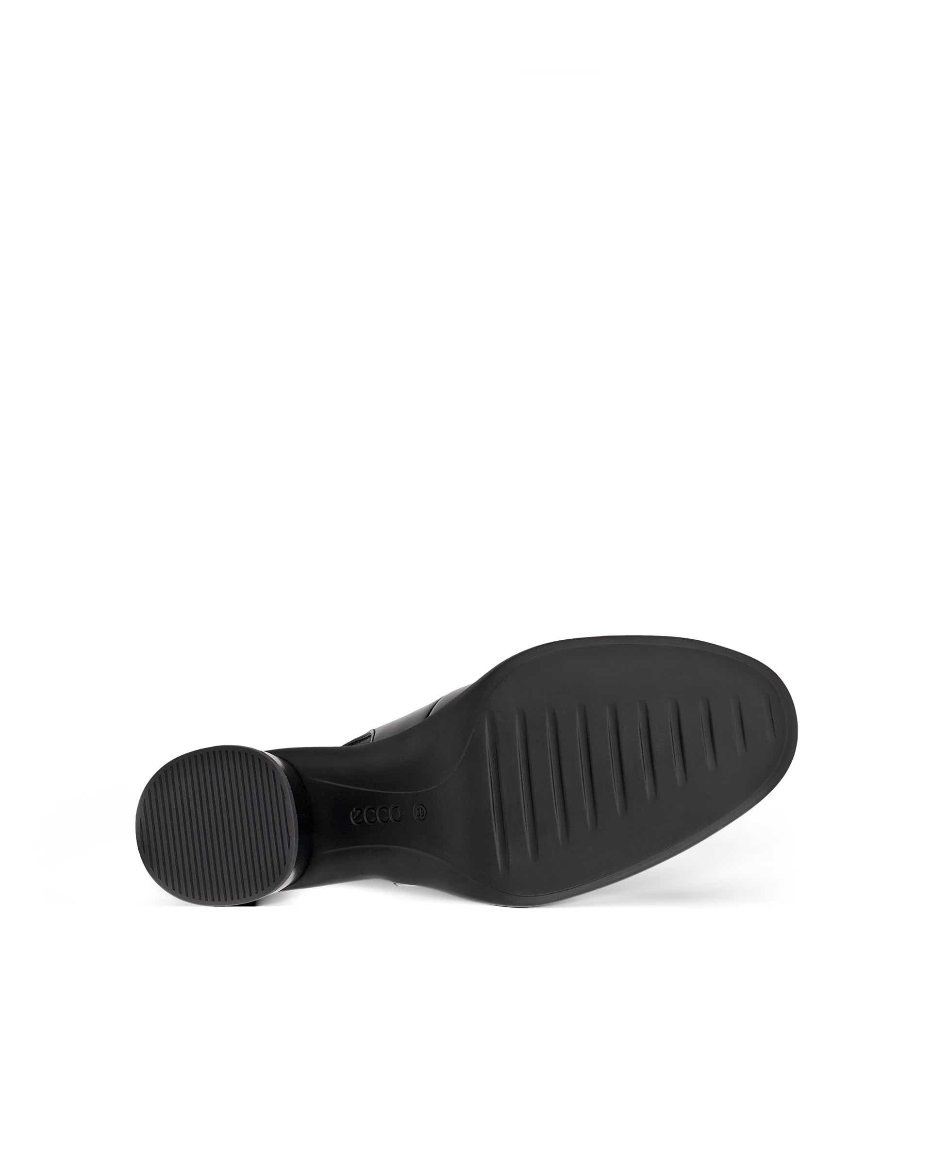 ECCO Sculpted LX 55 ウィメンズ レザーブロックヒールパンプス - ブラック - Sole