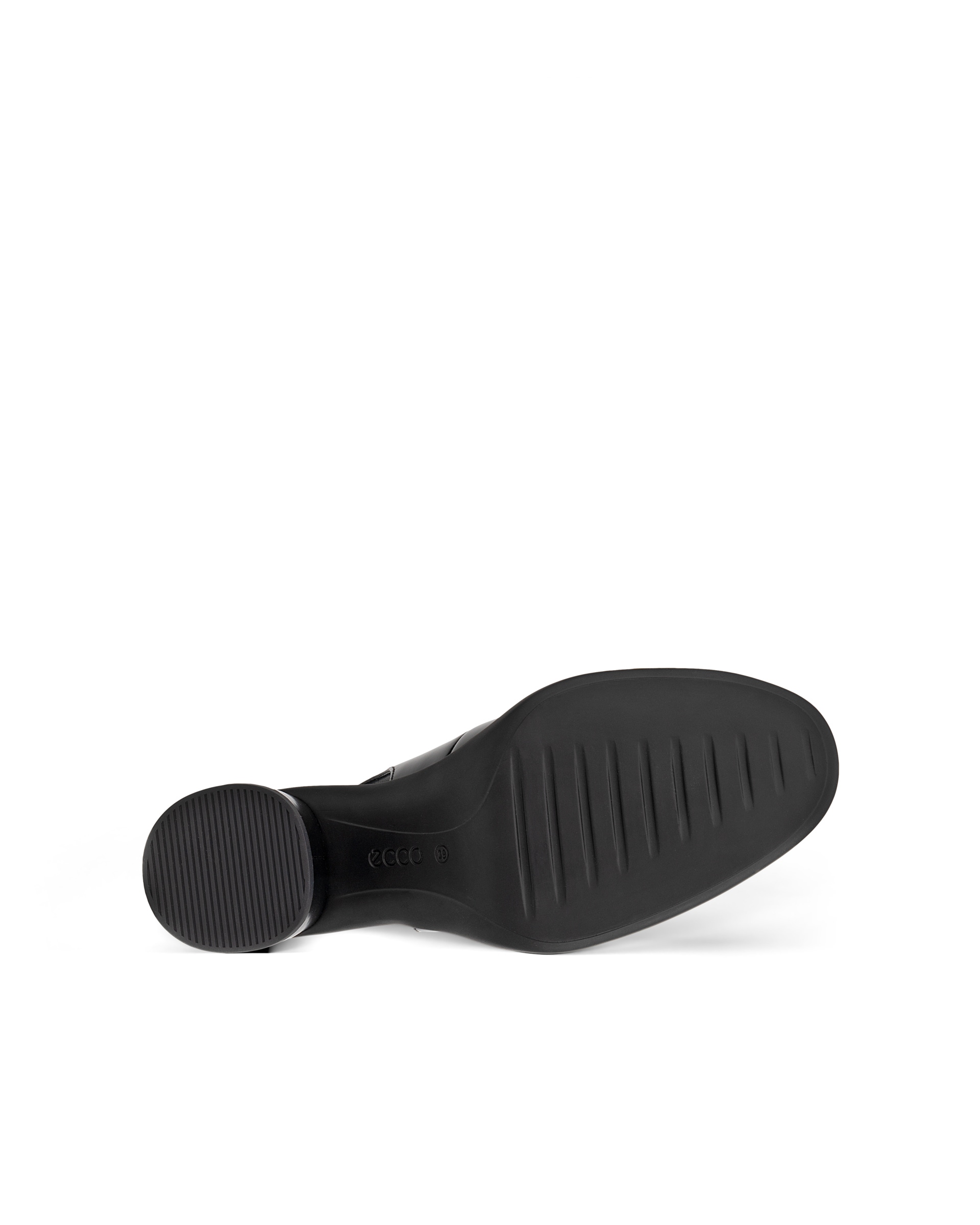 Dámské kožené lodičky na blokovém podpatku ECCO® Sculpted LX 55 - Černá - Sole
