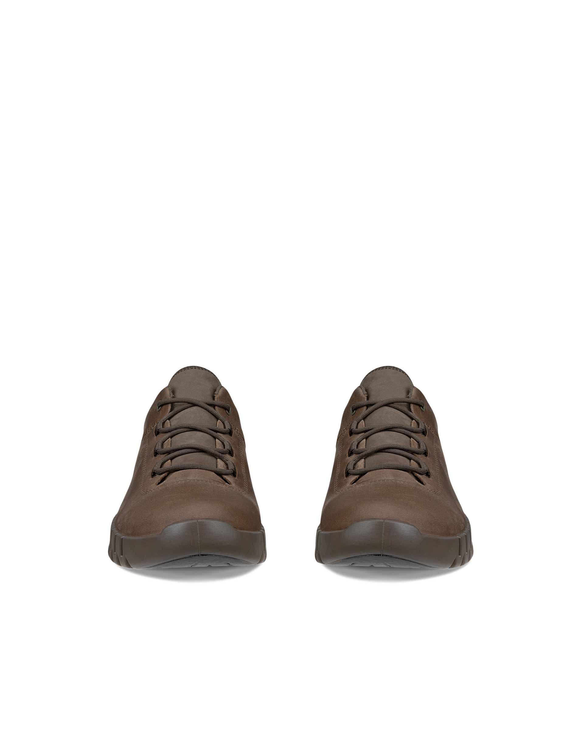 ECCO® GRUUV muške tenisice od nubuka Gore-Tex - Smeđa - Front pair