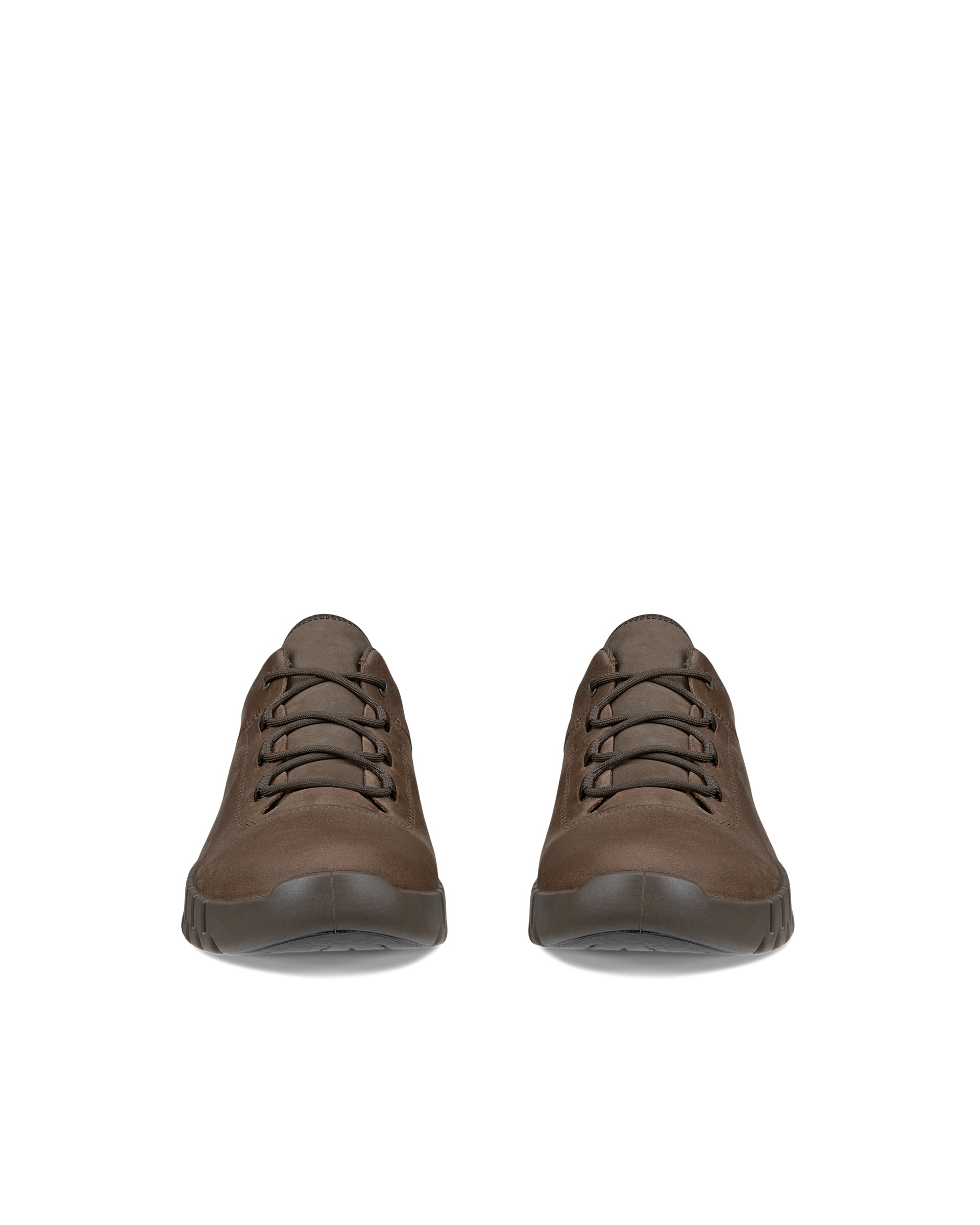 ECCO® GRUUV muške tenisice od nubuka Gore-Tex - Smeđa - Front pair