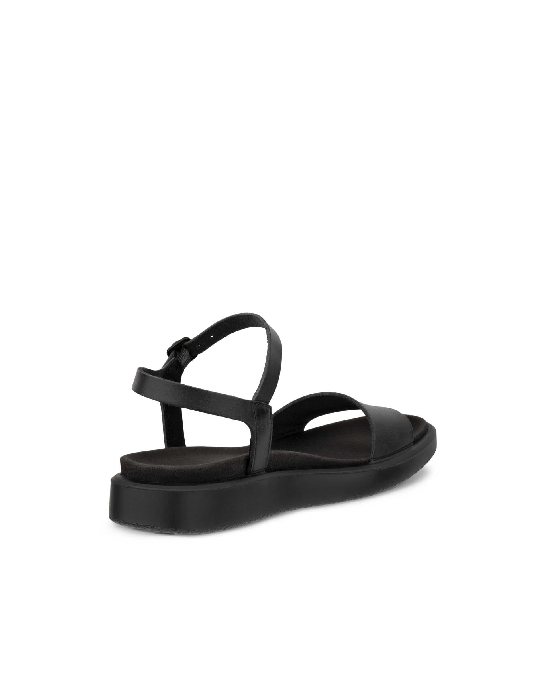 Sandale en cuir Flowt ECCO® pour femmes - Noir - Back