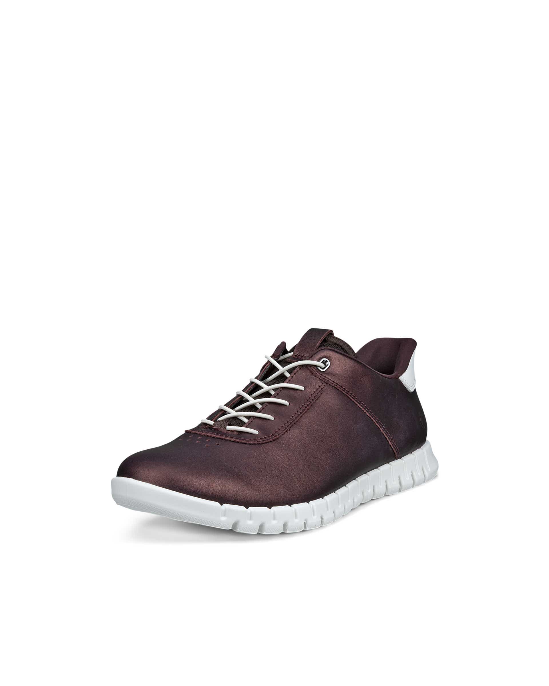 ECCO® GRUUV LITE slip-on sneakers i læder til damer - Lilla - Main