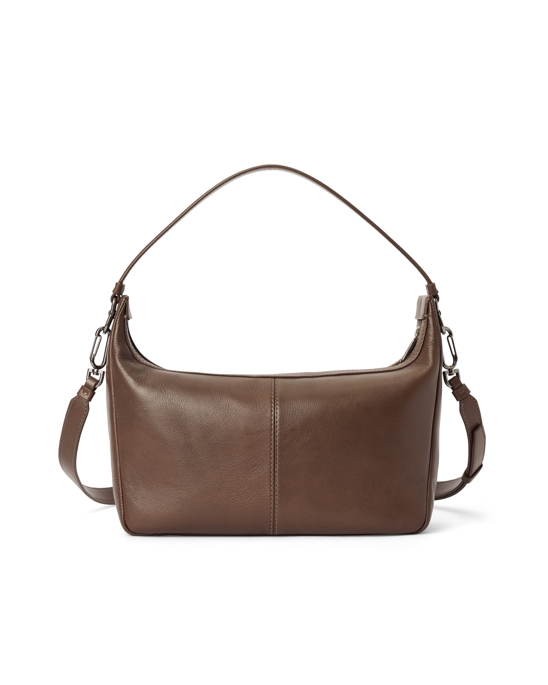 ECCO® HOBO S kompakt hobostyle taske i læder til damer - Brun - Main