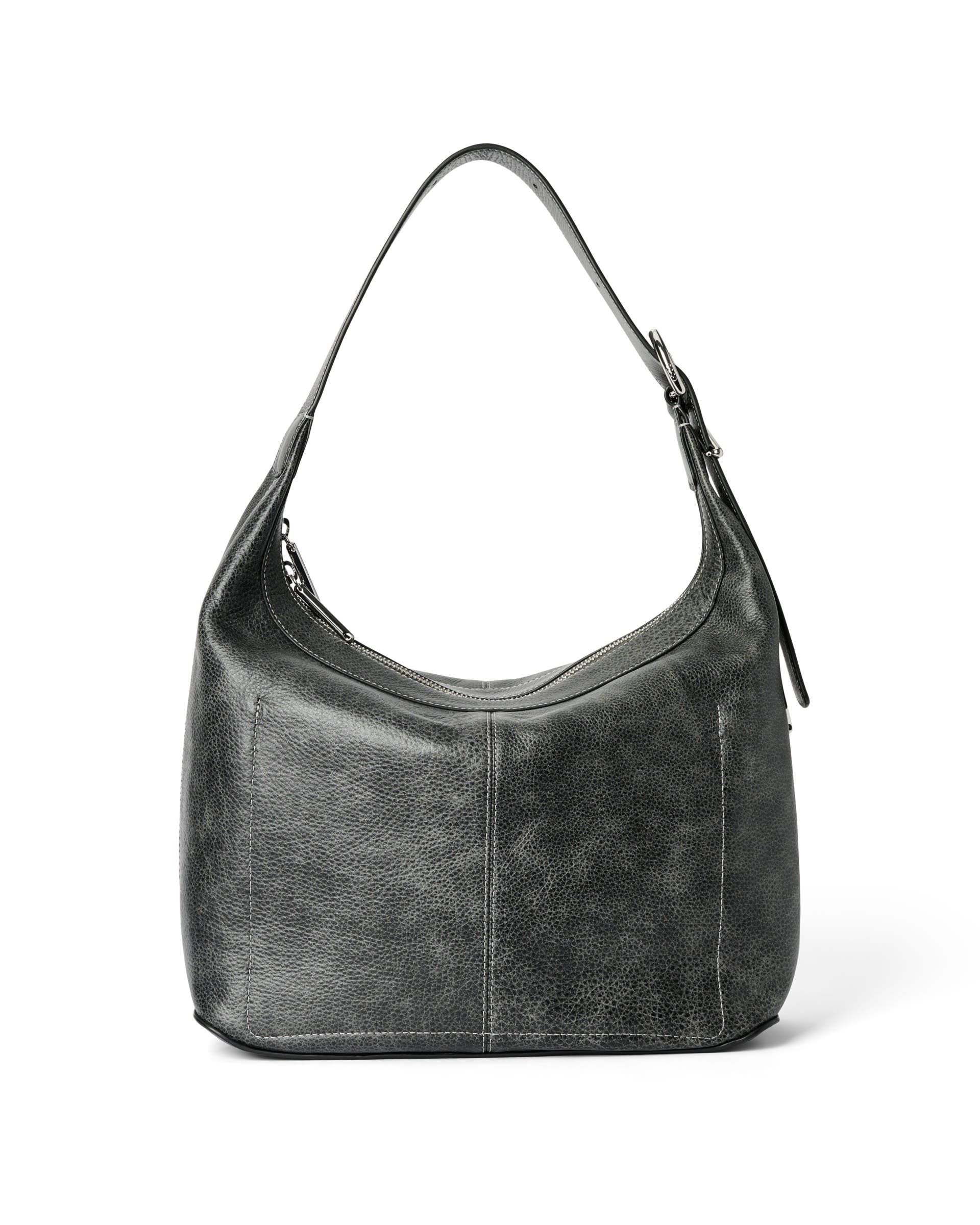 ECCO® Hobo Medium Leather Shoulder Bag - Multicolor - Back