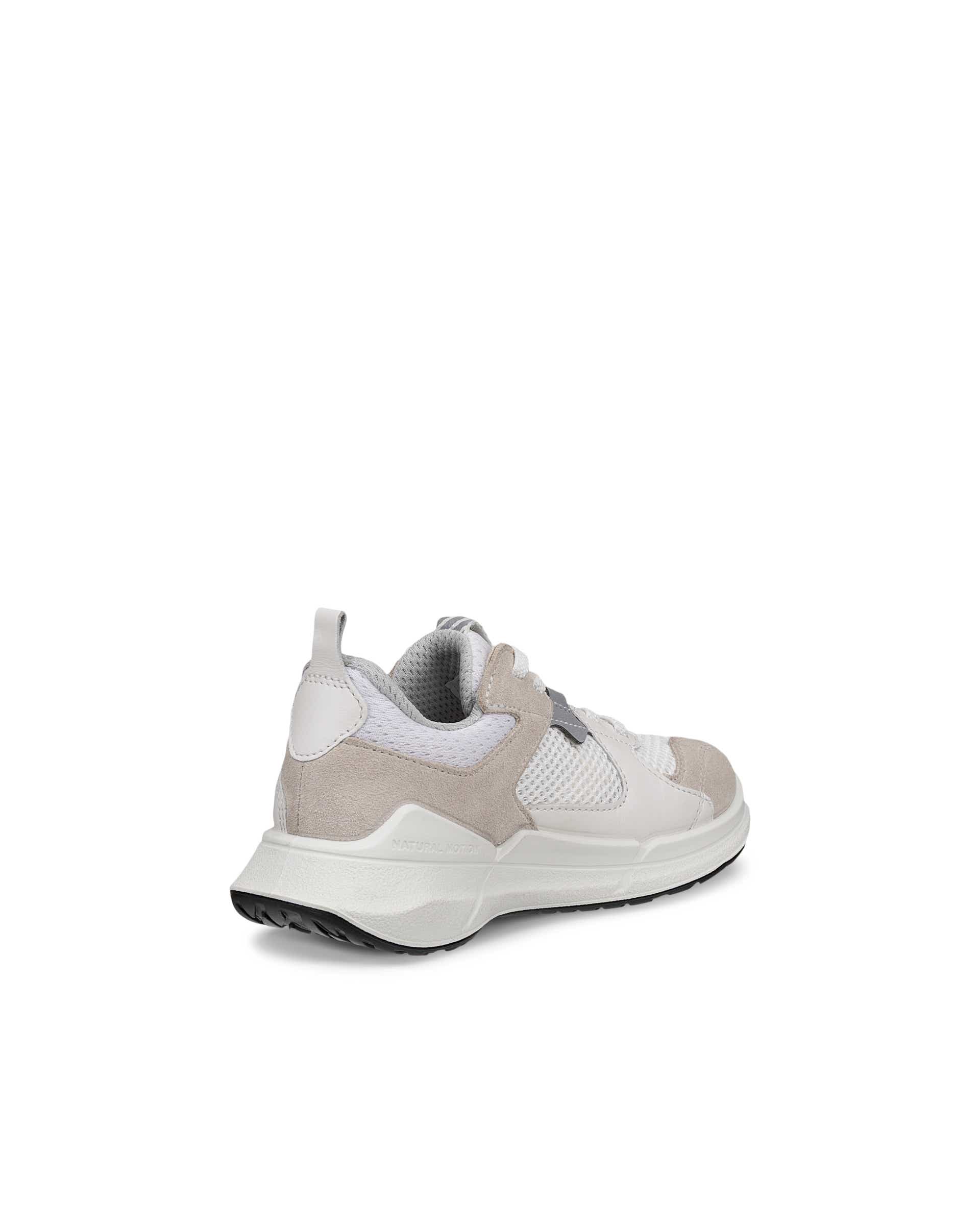 Dětské velurové outdoorové tenisky ECCO® BIOM 2.2 - Bílá - Back
