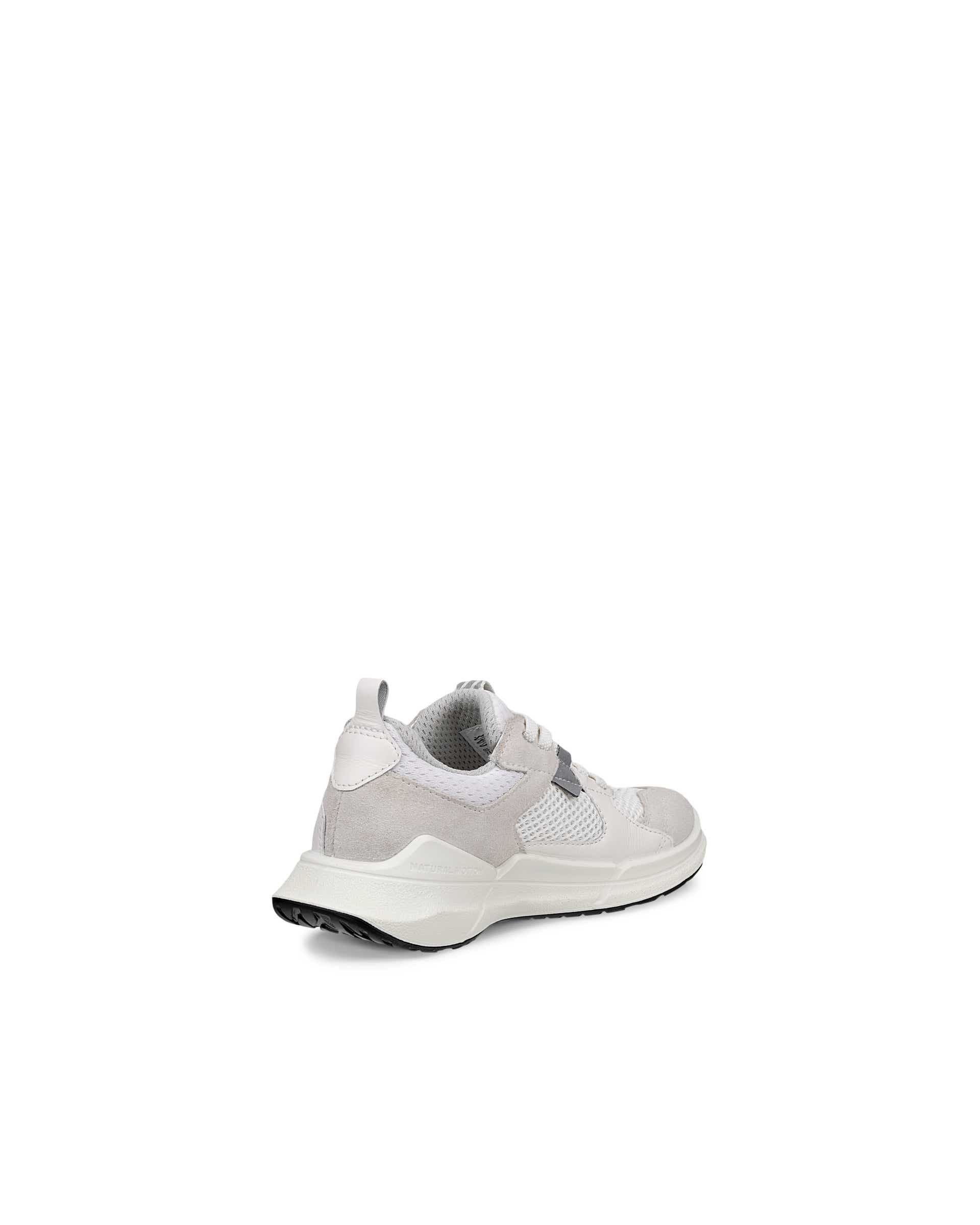 Dětské velurové outdoorové tenisky ECCO® BIOM 2.2 - Bílá - Back