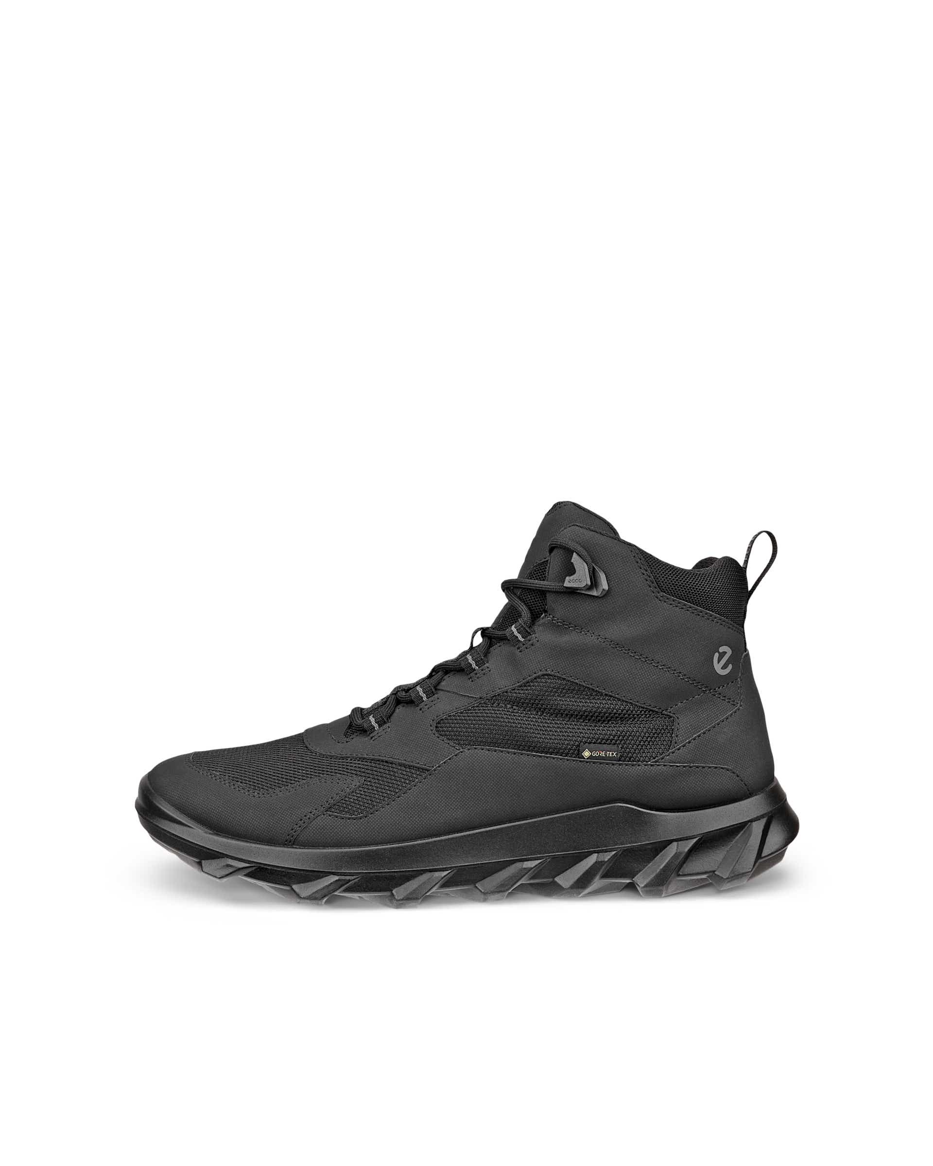 ECCO Men MX Mid-cut Light Waterproof Hiking Boot - Black