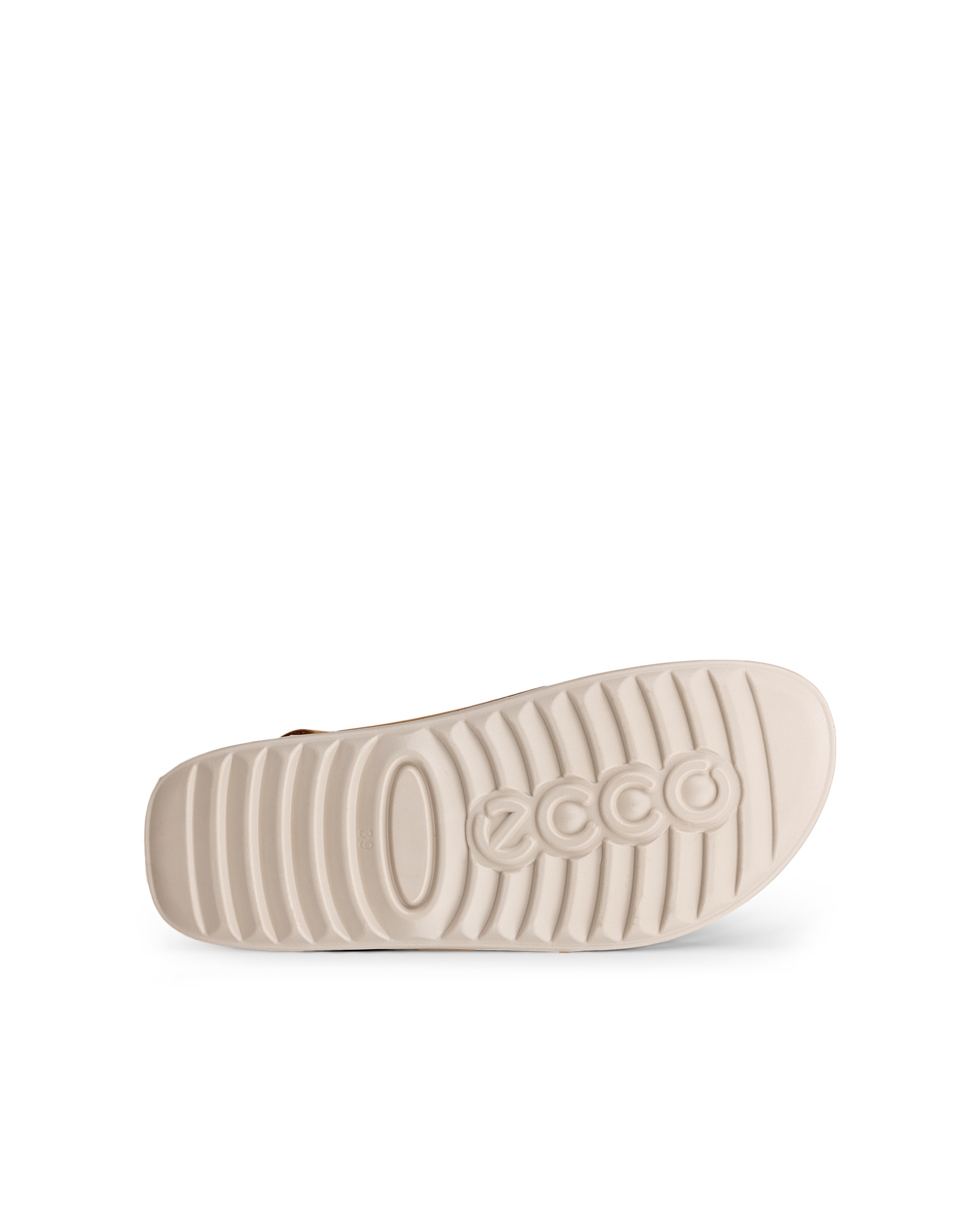 Dámské nubukové páskové sandály ECCO® Cozmo - Hnědá - Sole