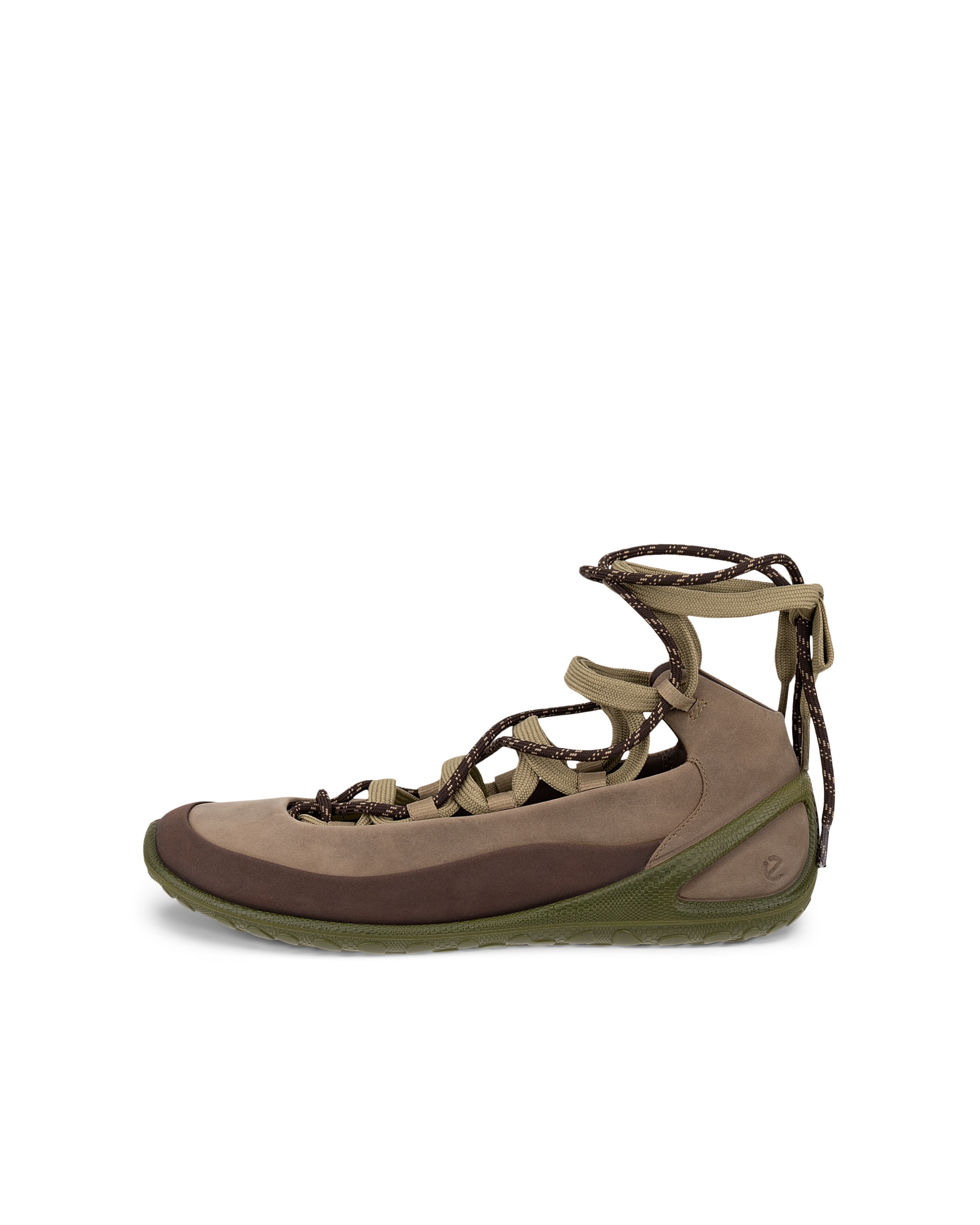 ECCO® BIOM Lite Dames leren sneaker - Bruin - Outside