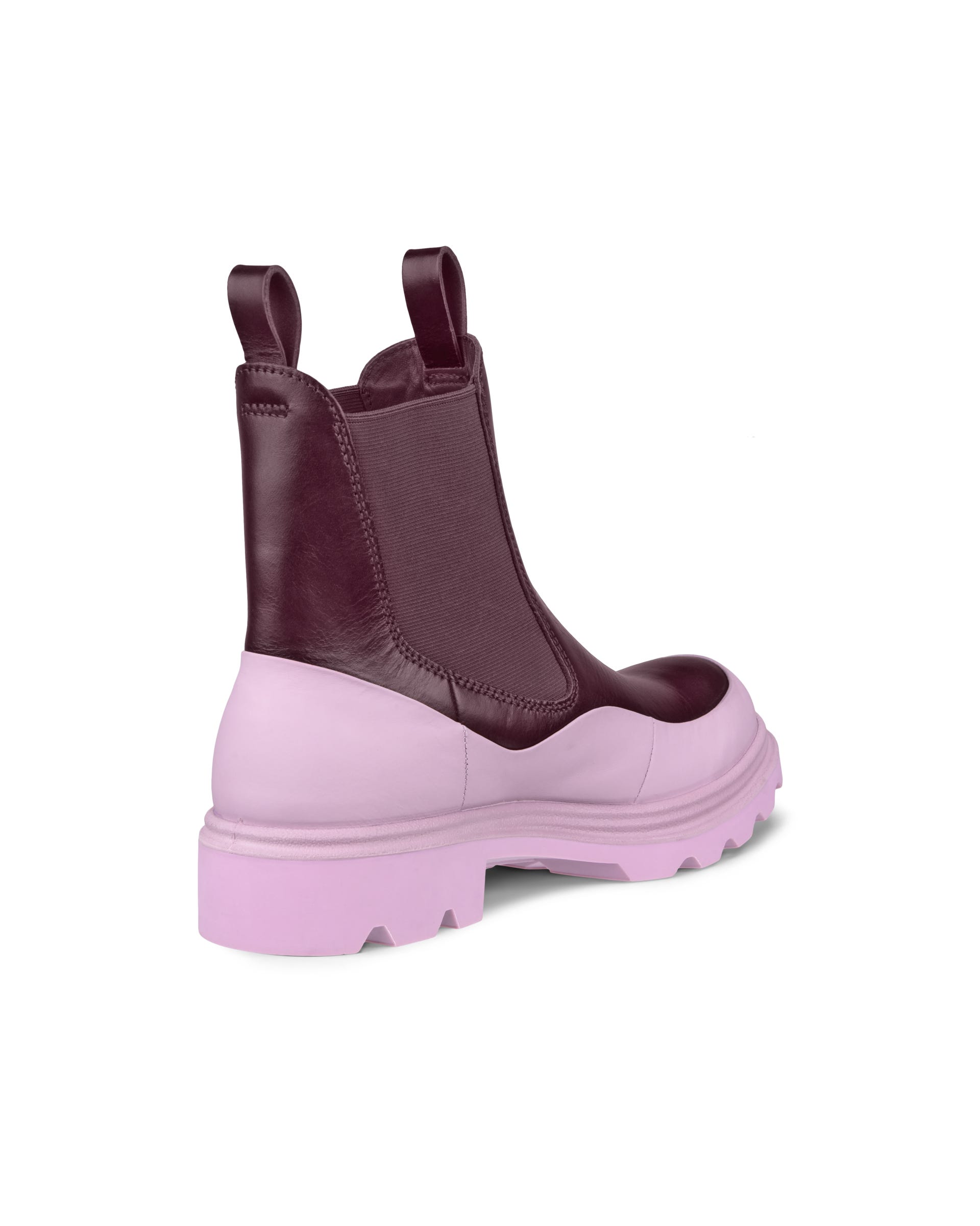 Women's ECCO® Grainer Leather Chelsea Boot - Multicolour - Back