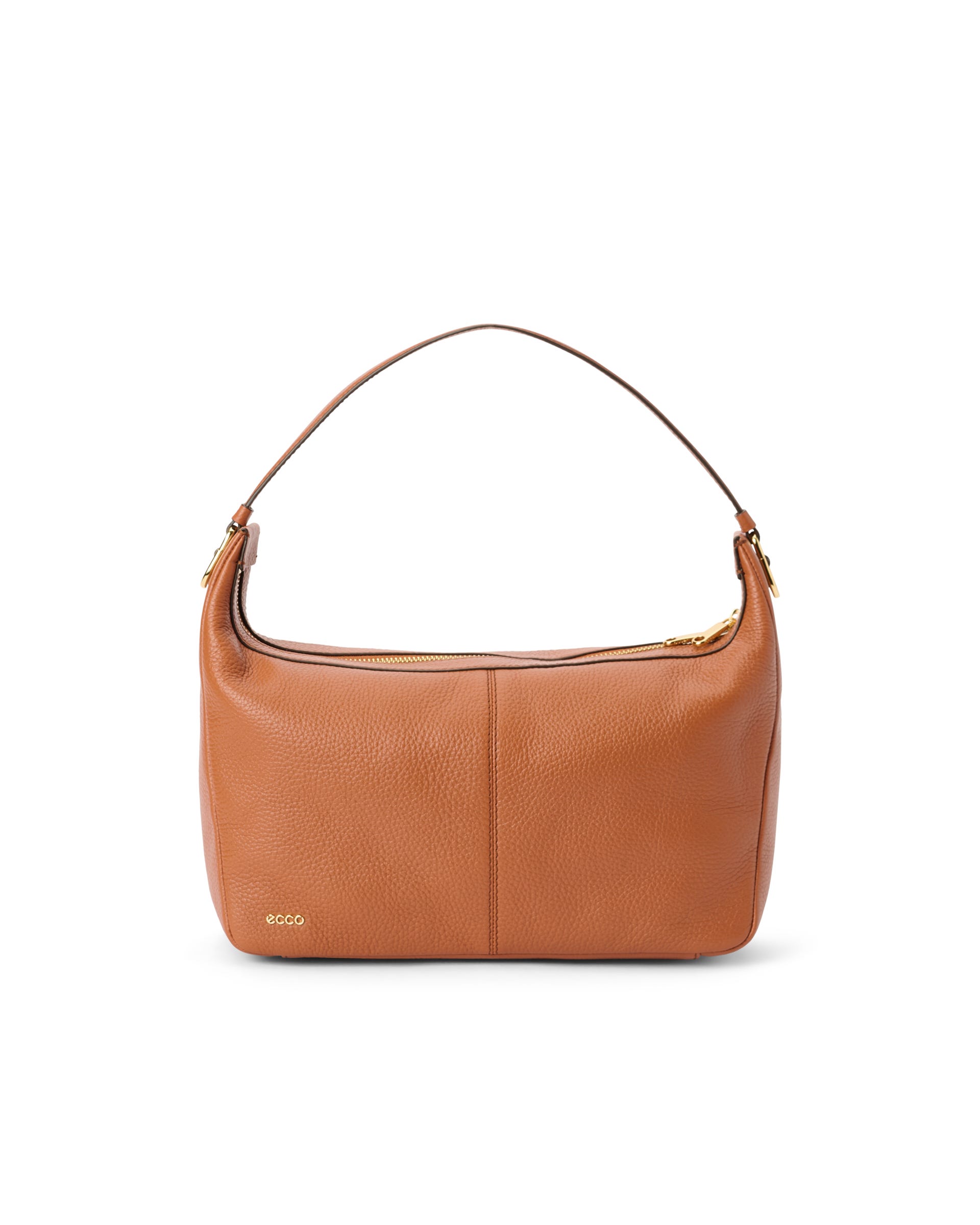 ECCO® Small Hobo Leather Shoulder & Crossbody Bag | Brown