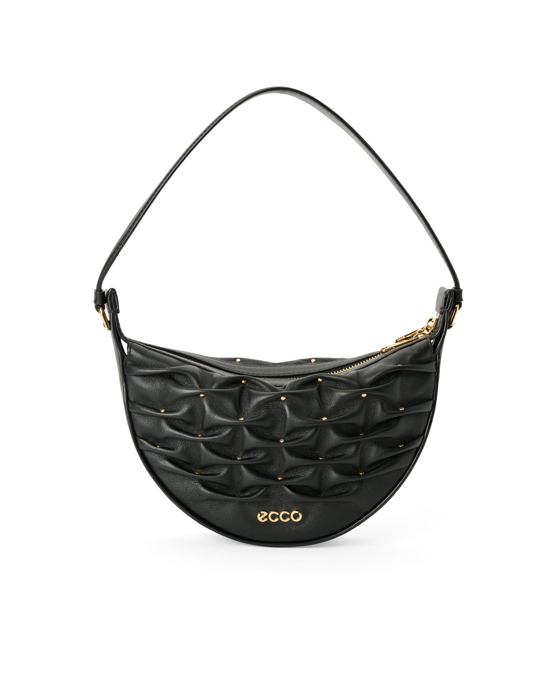 Skórzana torba hobo ECCO® Fortune Bag - Czarny - Main