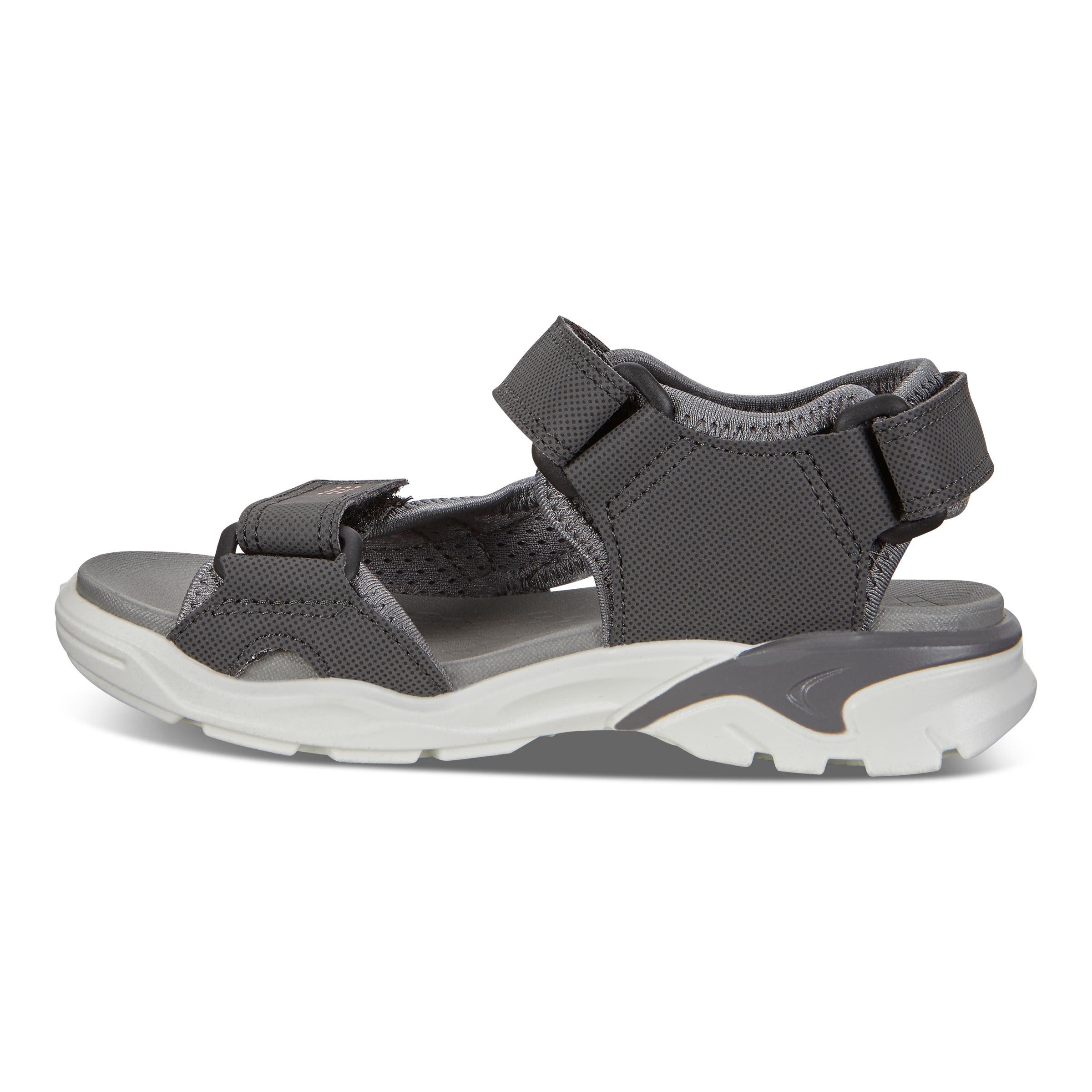 ECCO BIOM Raft Kids Flat Sandals - Grey - Inside