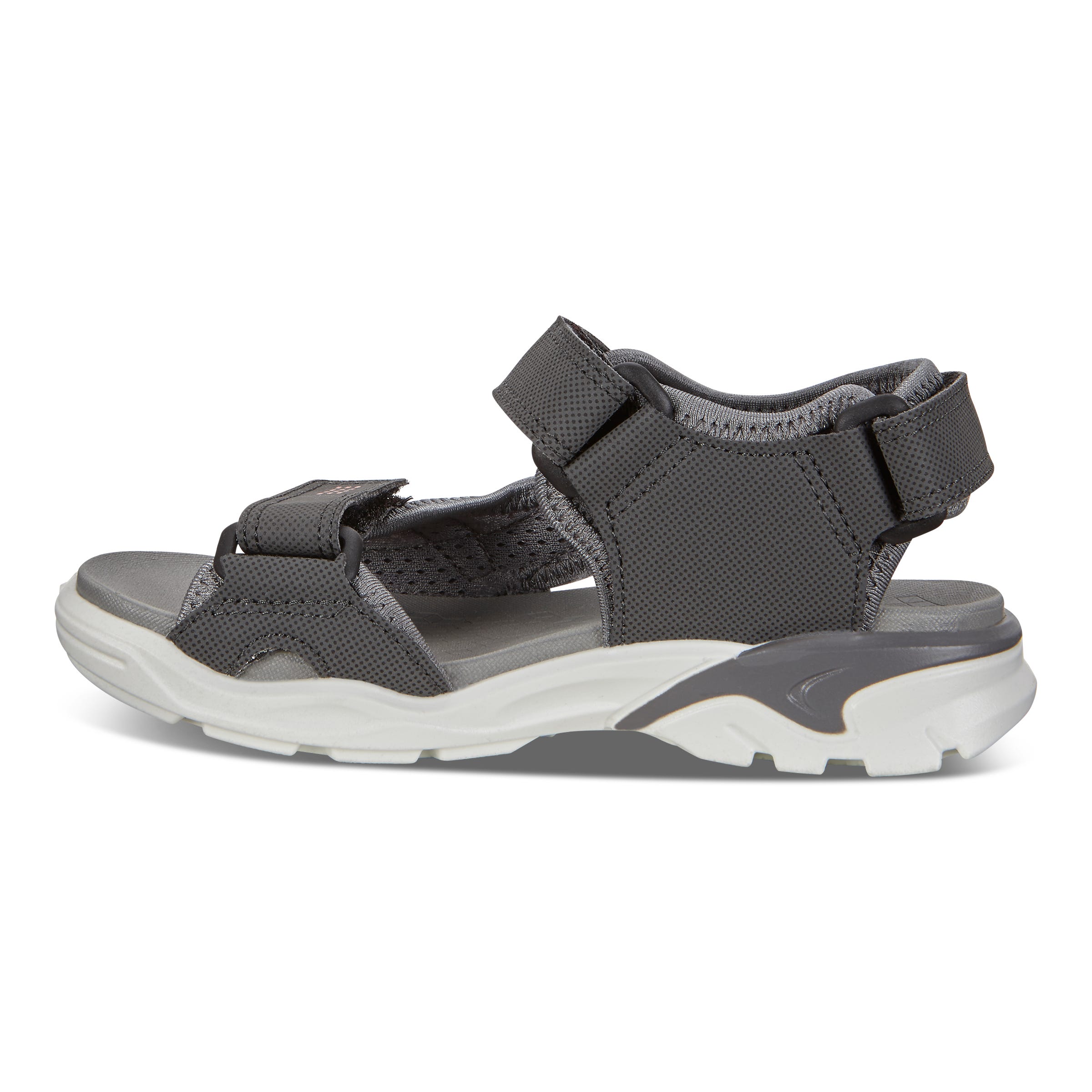 ECCO BIOM Raft Kids Flat Sandals - Grey - Inside