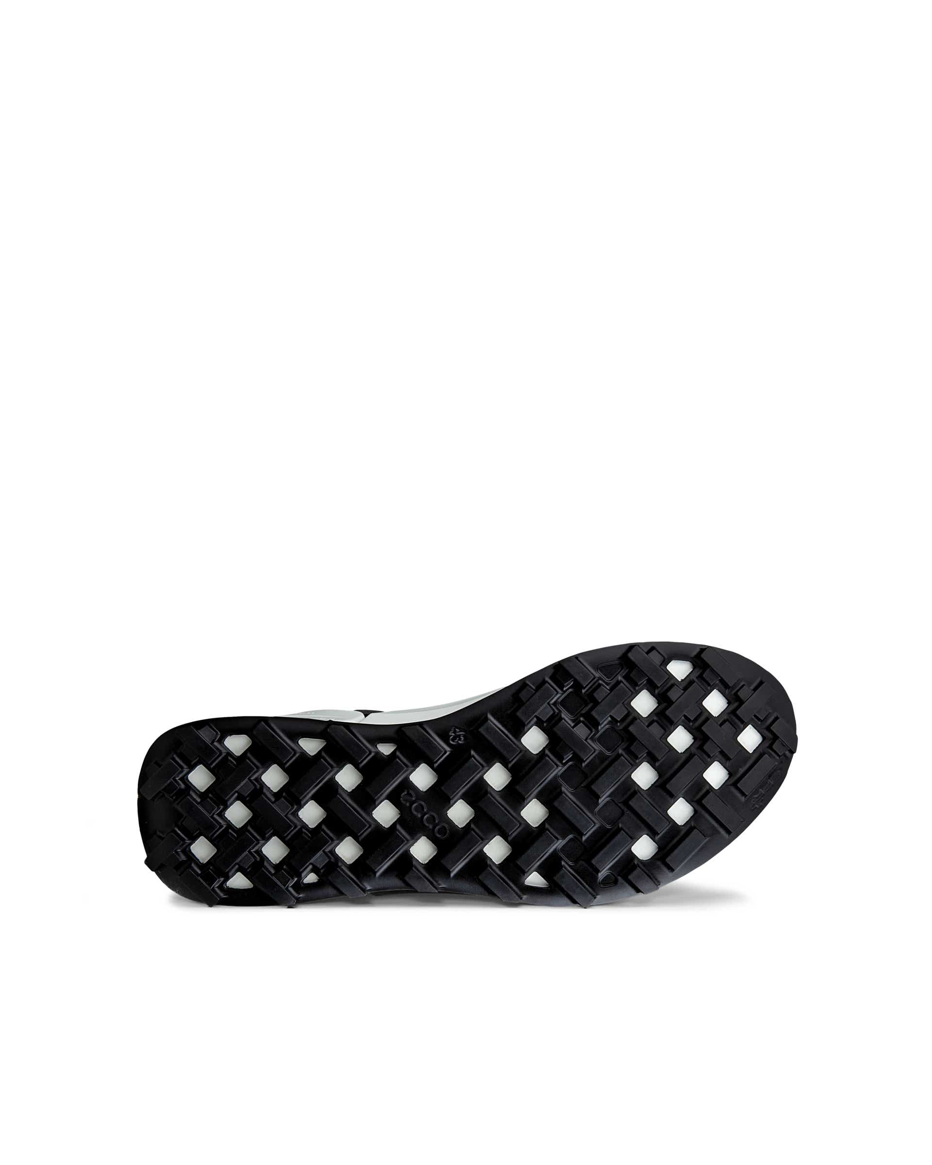ECCO® Soft 7 chaussures sans lacet en nubuck pour homme - Noir - Sole