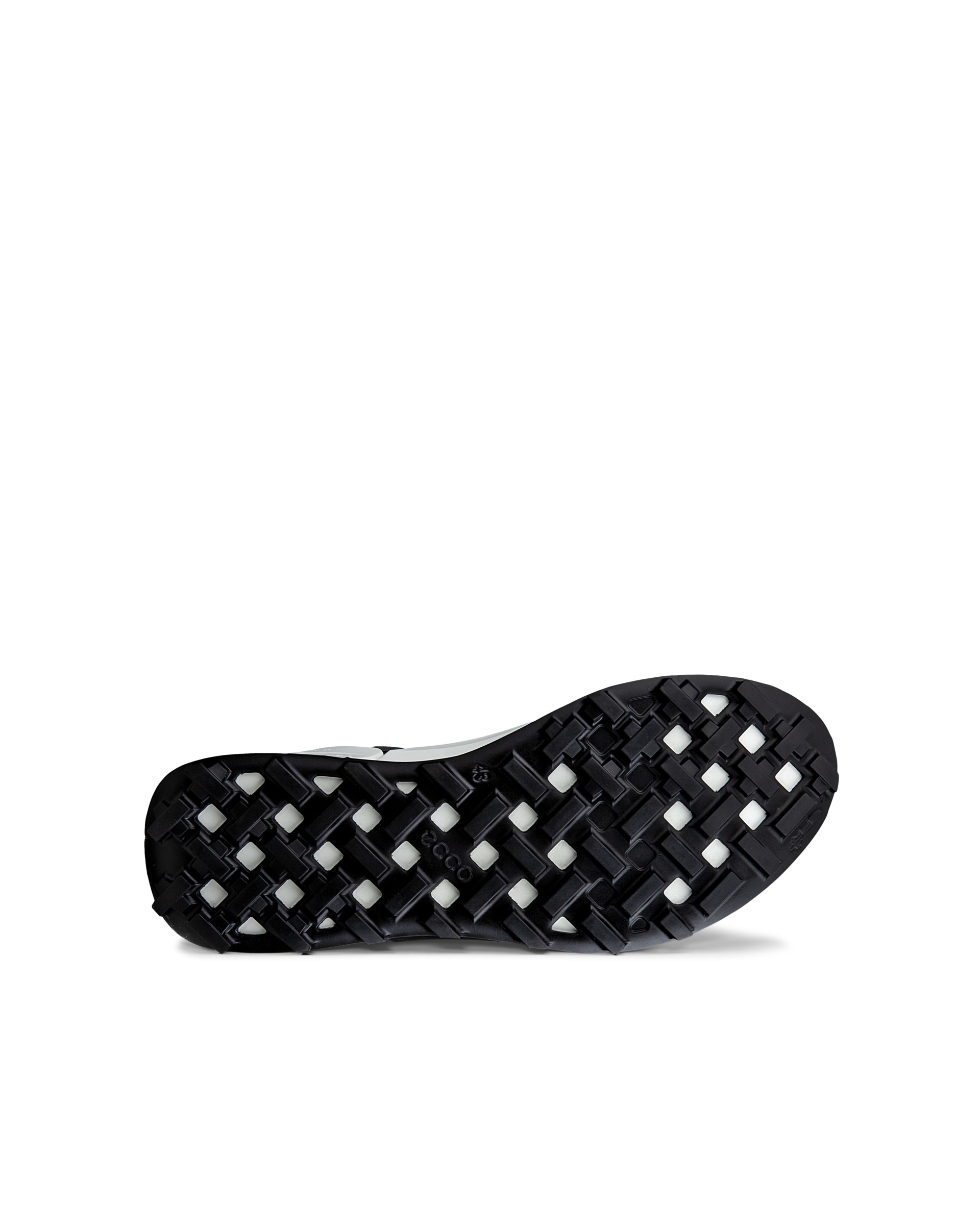 ECCO® Soft 7 chaussures sans lacet en nubuck pour homme - Noir - Sole