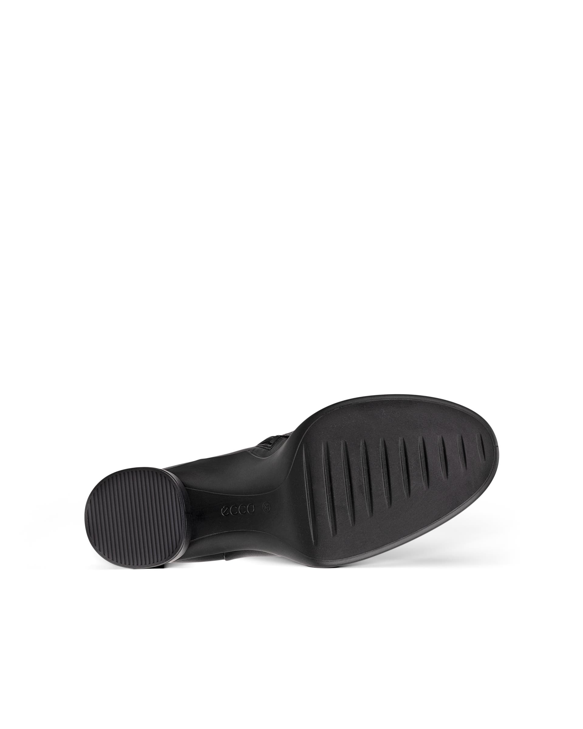 Women's ECCO® Sculpted LX 55 Leather Mid-Cut Boot - Black - Sole