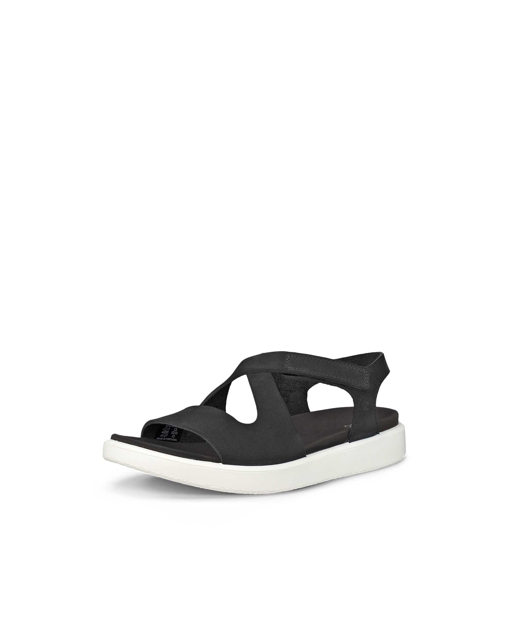Sandale en cuir Flowt ECCO® pour femmes - Noir - Main