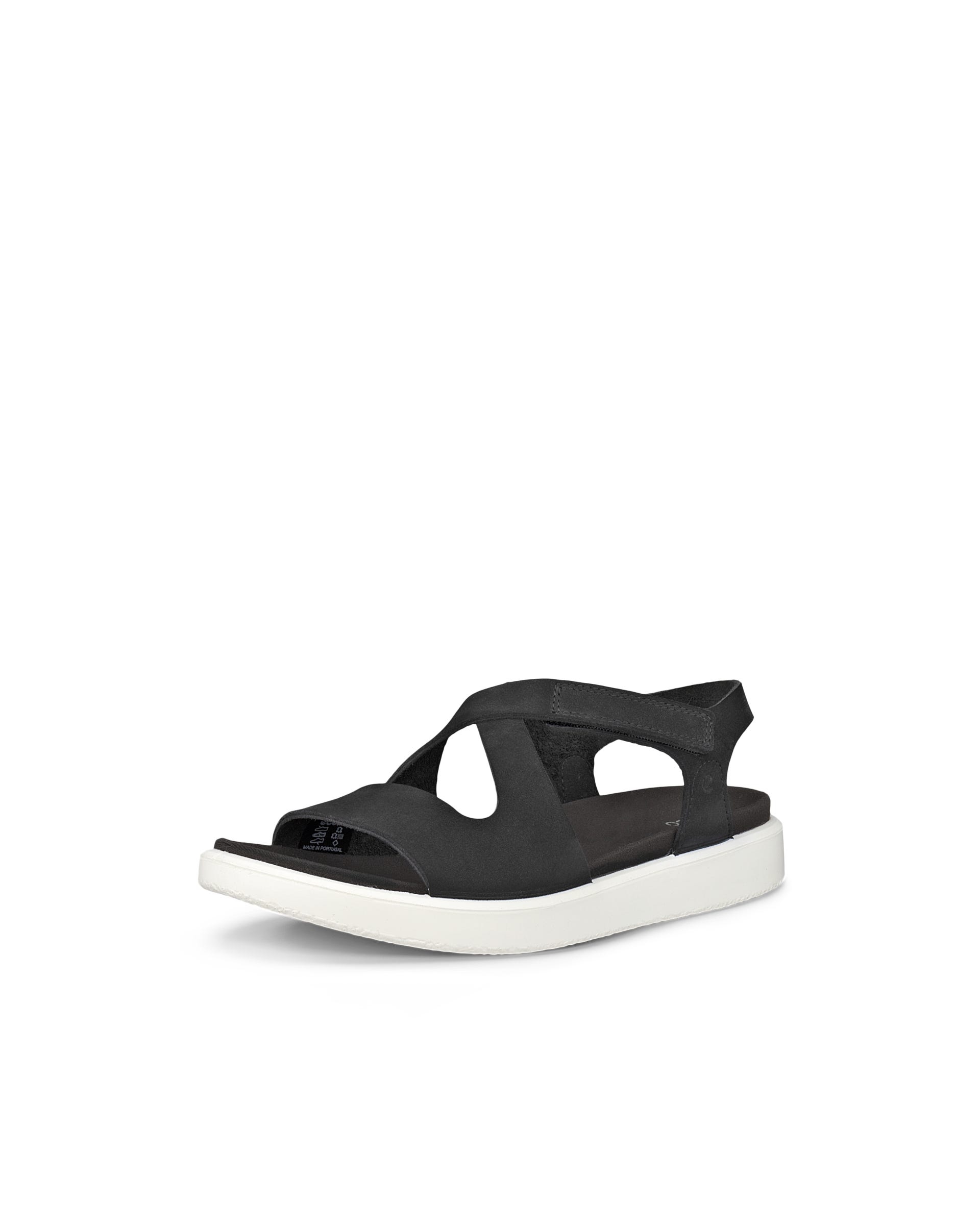 Sandale en cuir Flowt ECCO® pour femmes - Noir - Main