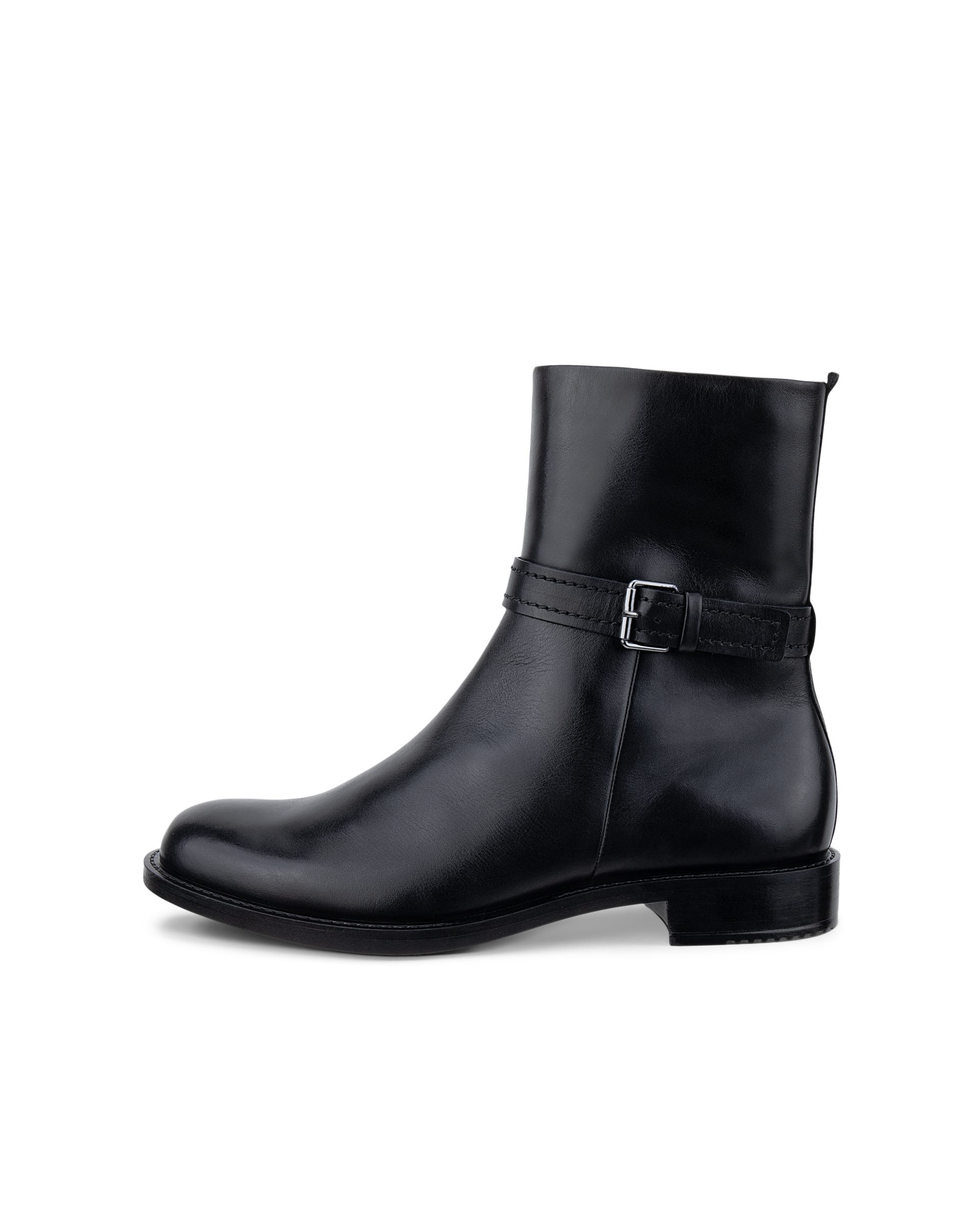 Women's ECCO® SARTORELLE 25 Suede Ankle Boot - Black - Outside