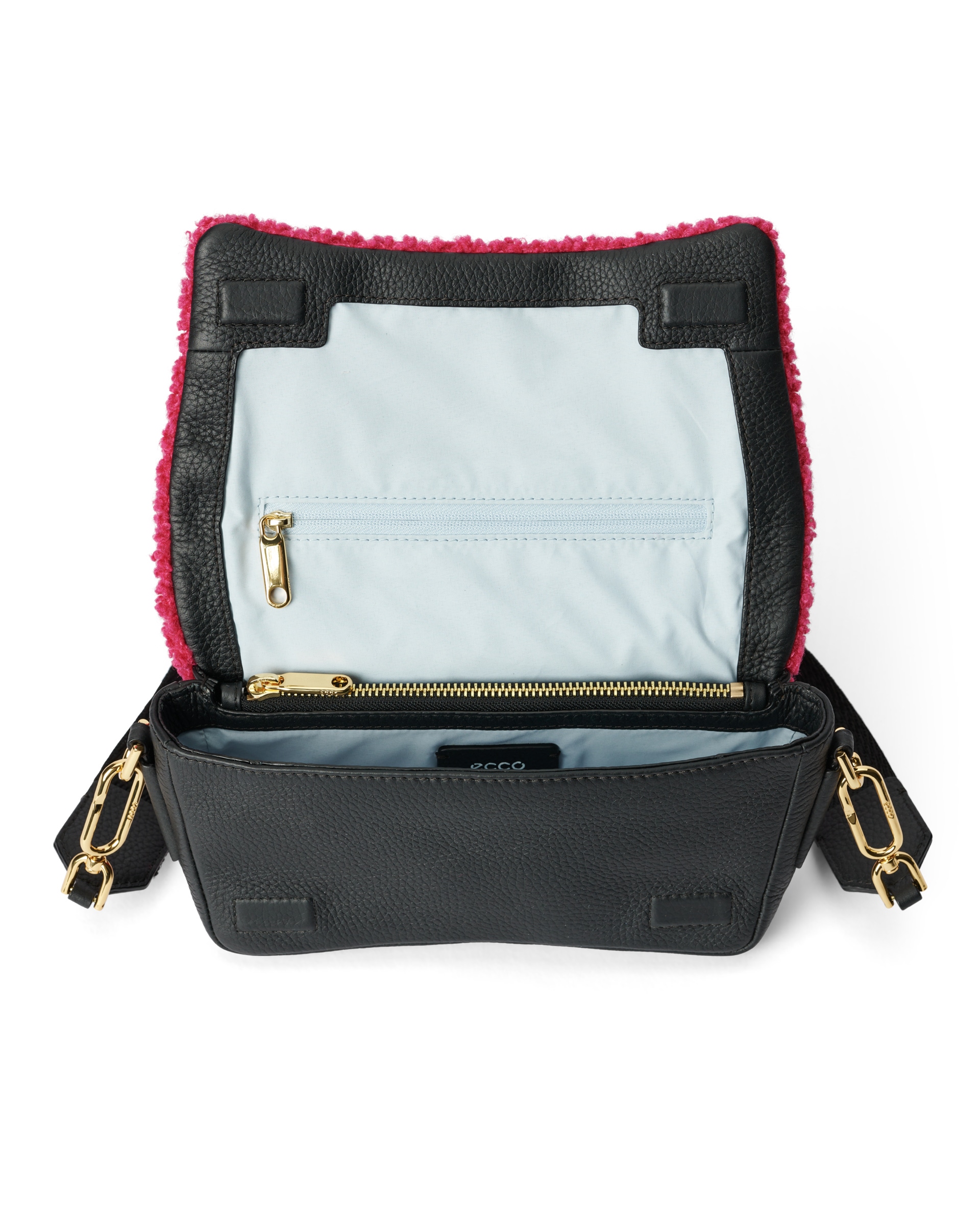 ECCO SOFT MEDIUM PINCH BAG - Pink - Inside