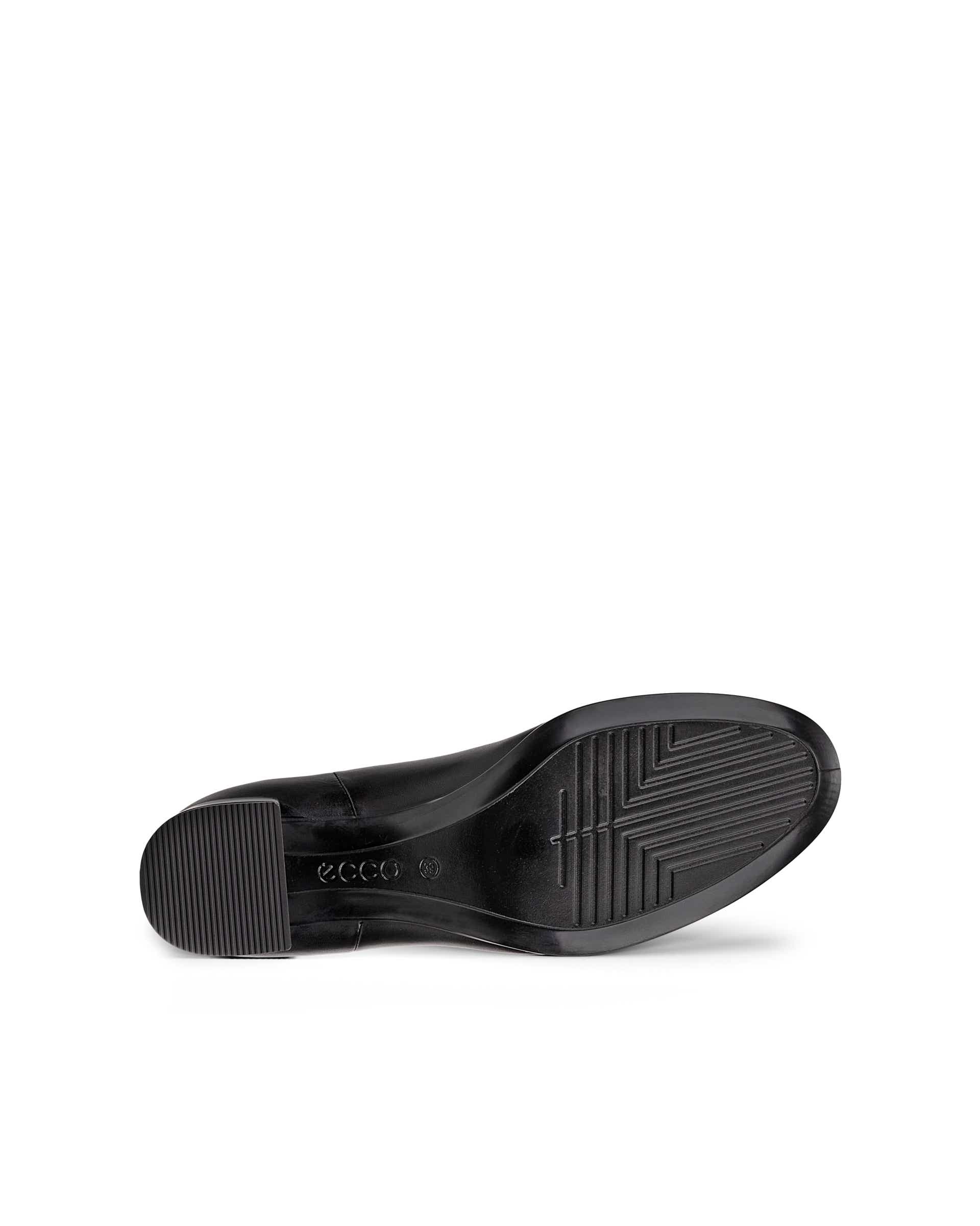 Women's ECCO® Dress Classic 35 Leather Chelsea Heeled Boot - Black - Sole