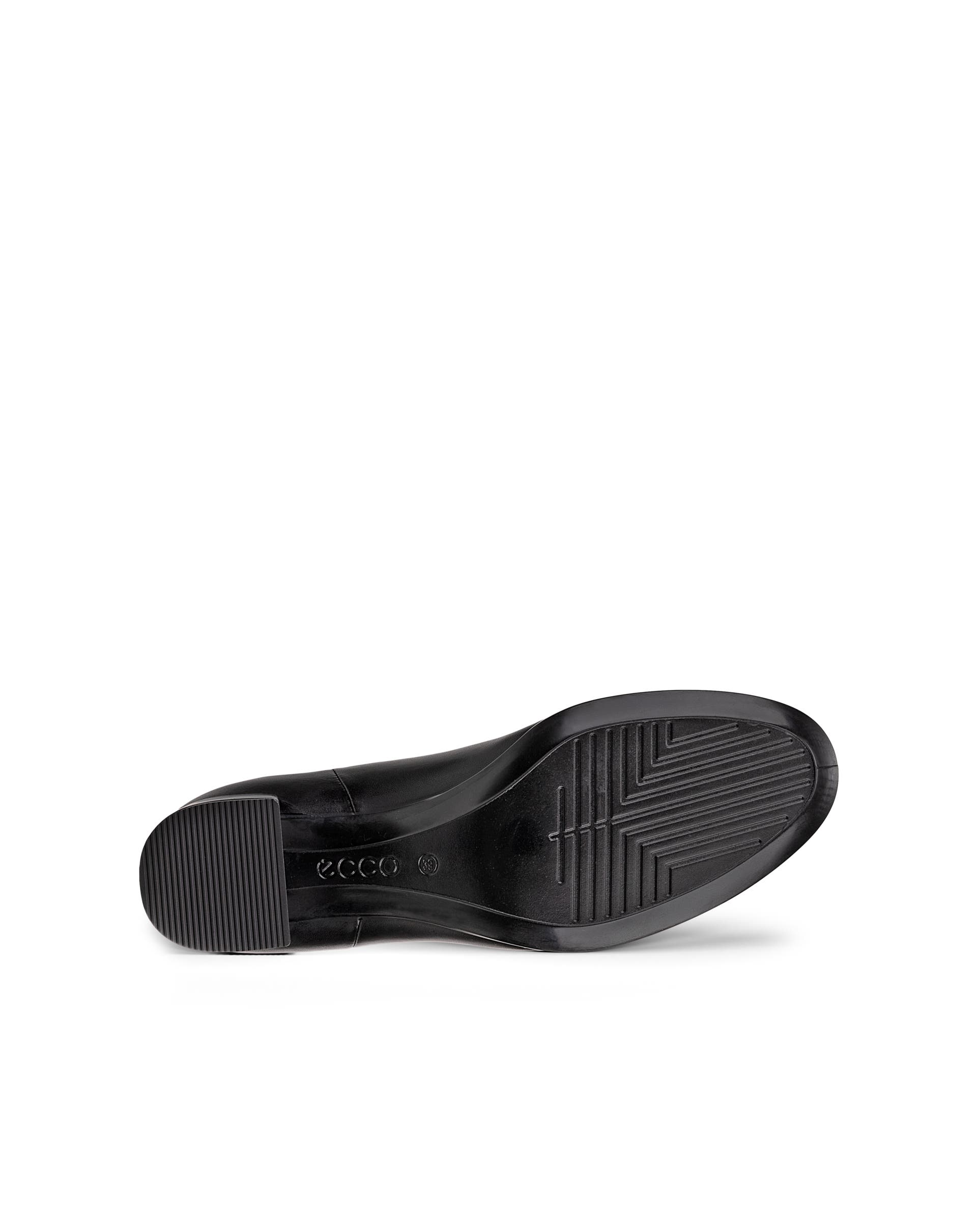 Women's ECCO® Dress Classic 35 Leather Chelsea Heeled Boot - Black - Sole