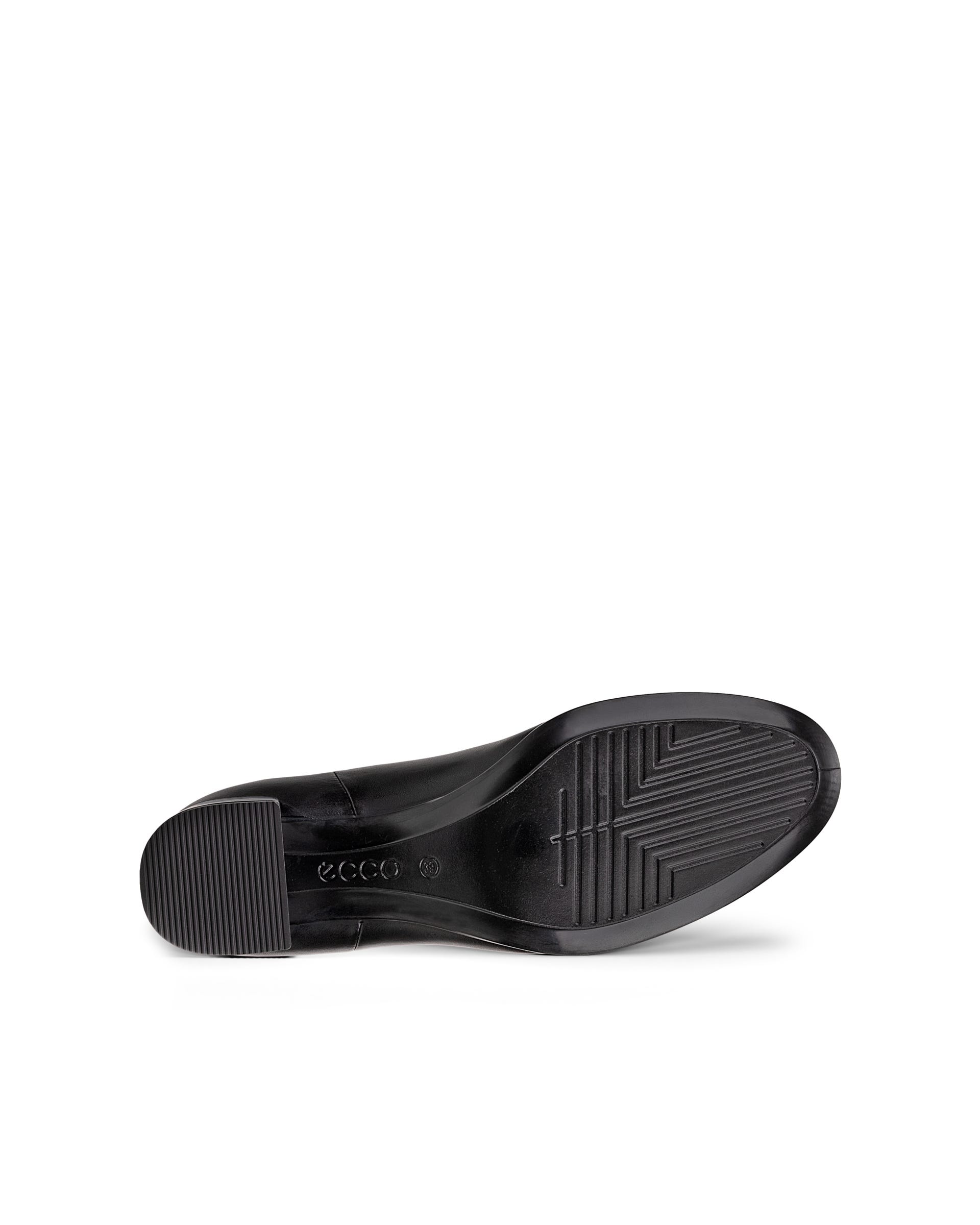 Women's ECCO® Dress Classic 35 Leather Chelsea Heeled Boot - Black - Sole