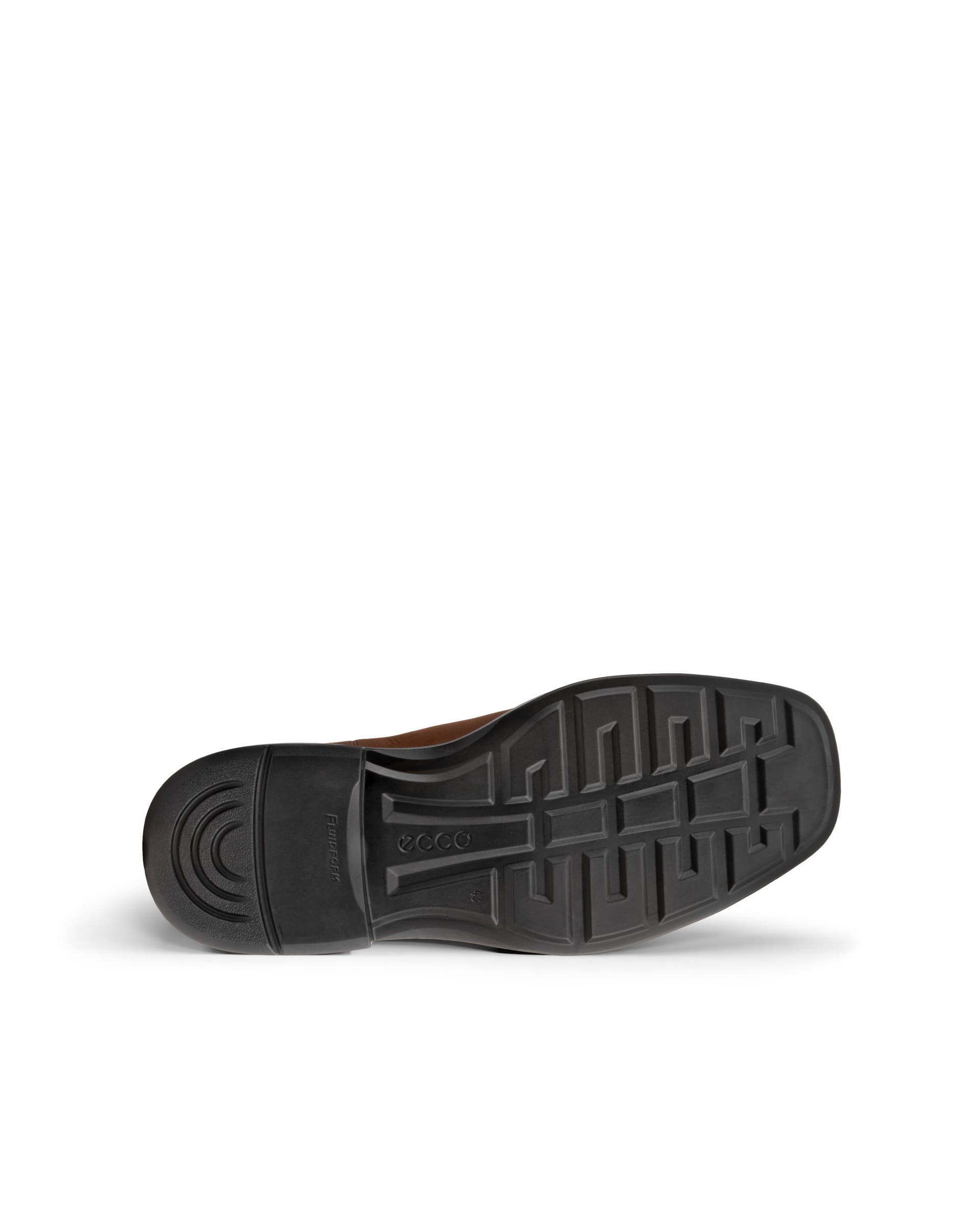 Men's ECCO® Helsinki 2 Nubuck Chelsea Boot - Brown - Sole