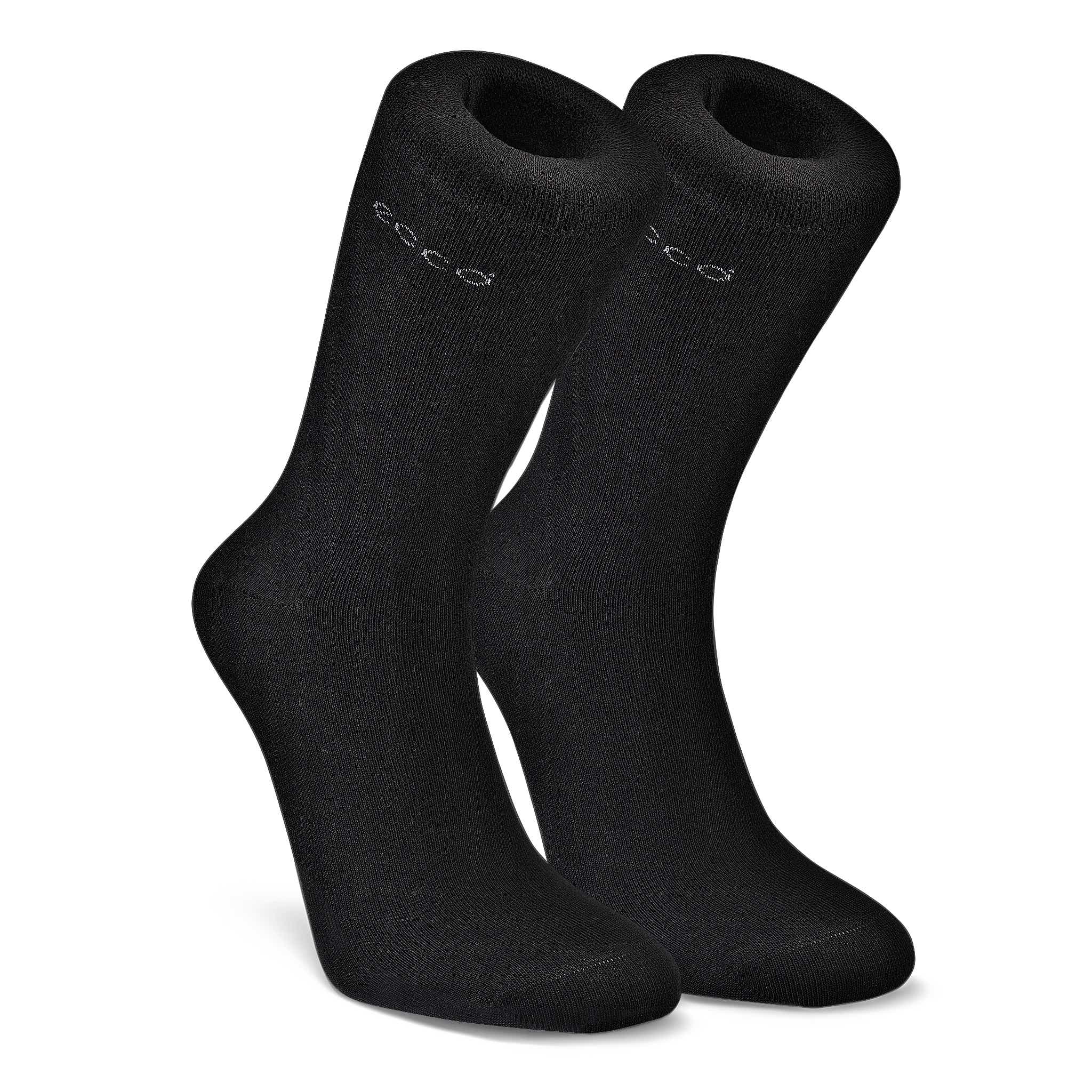 Unisex ECCO® Soft Touch Crew Socks - Black - Detail-1