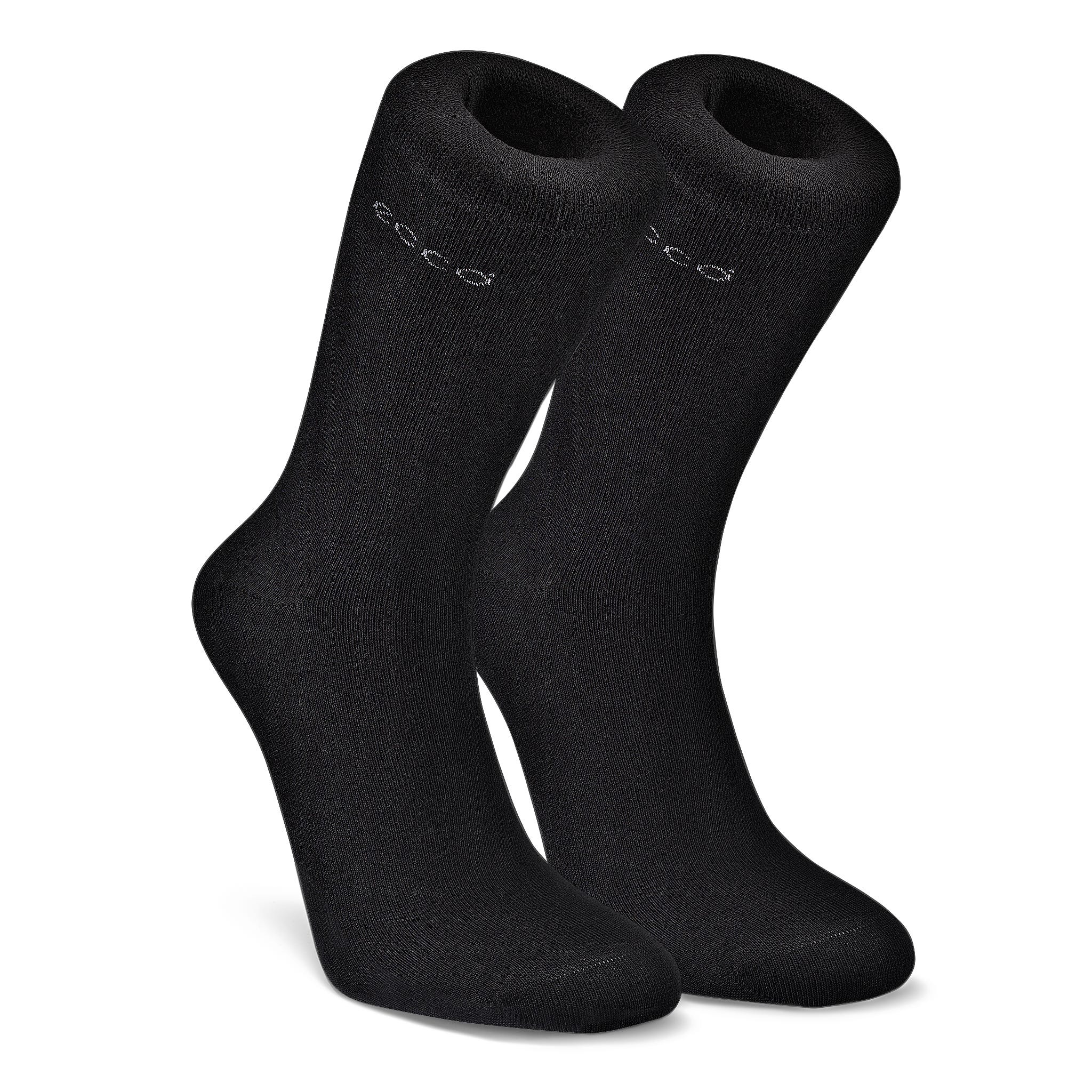 Unisex ECCO® Soft Touch Crew Socks - Black - Detail-1