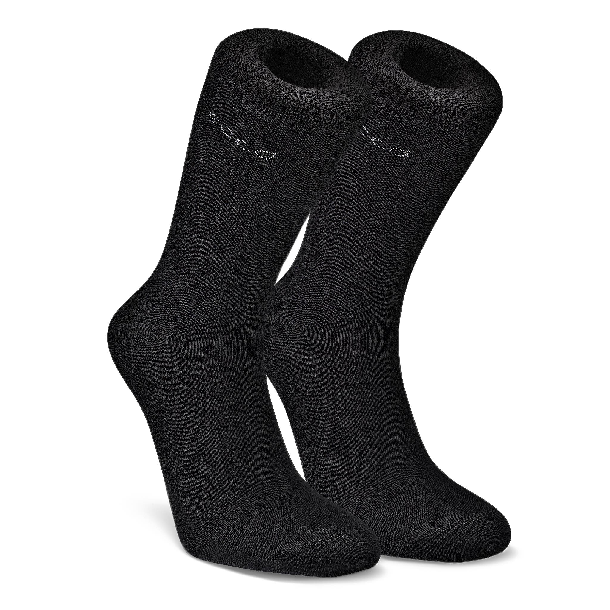 Unisex ECCO® Soft Touch Crew Socks - Black - Detail-1