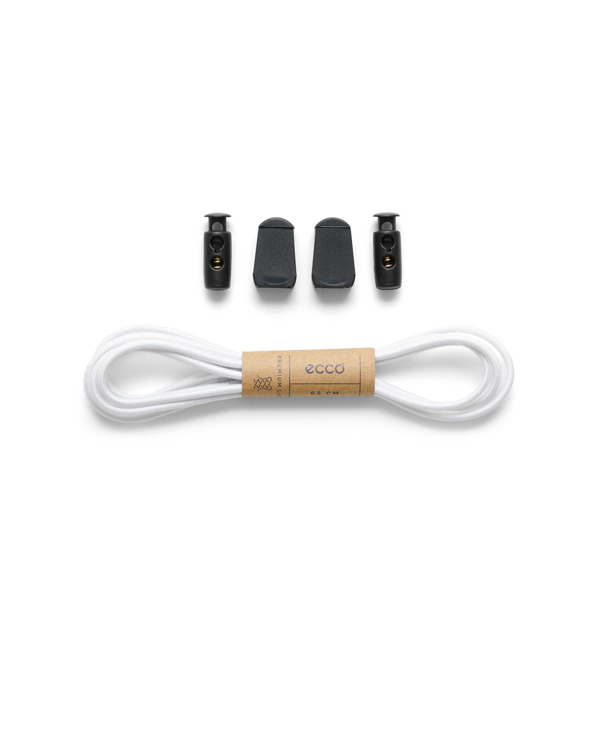 ECCO® Fast Lock Laces - White - Main