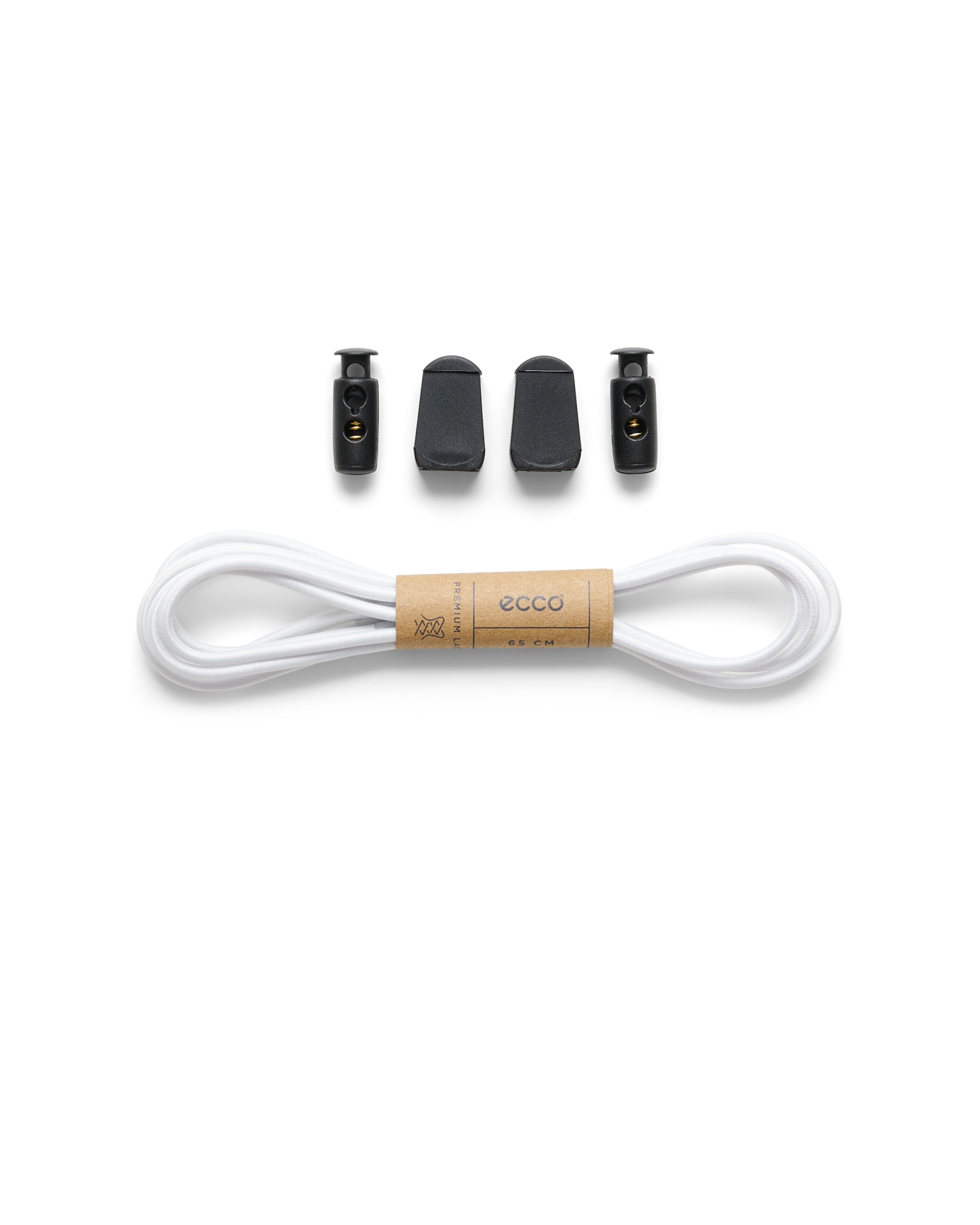 ECCO® Fast Lock Laces - White - Main