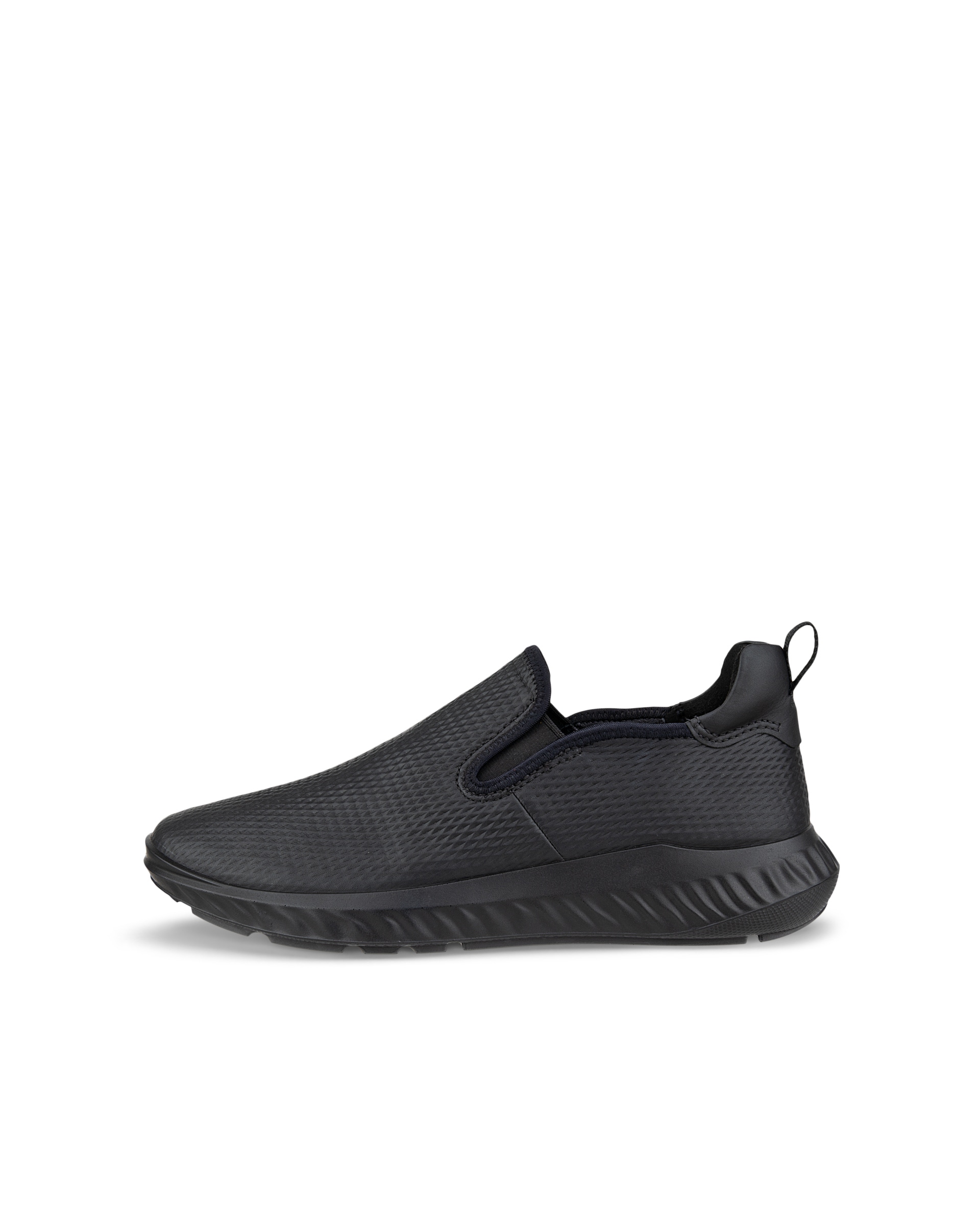 ECCO ATH 1F メンズ レザースニーカー - ブラック - Outside