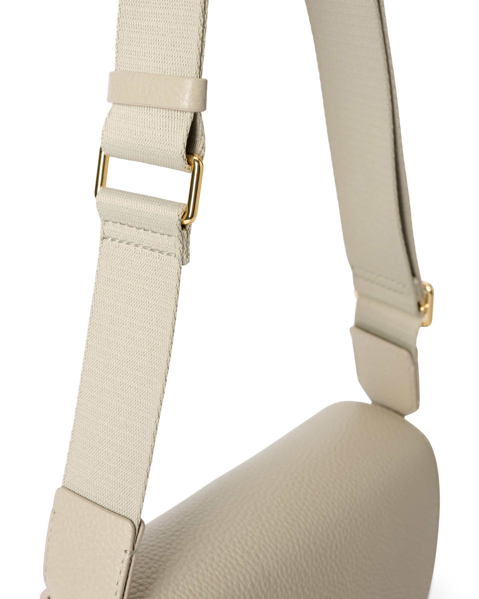 ECCO® ESSENTIAL SADDLE BAG dame sadelveske skinn - Beige - Detail-1