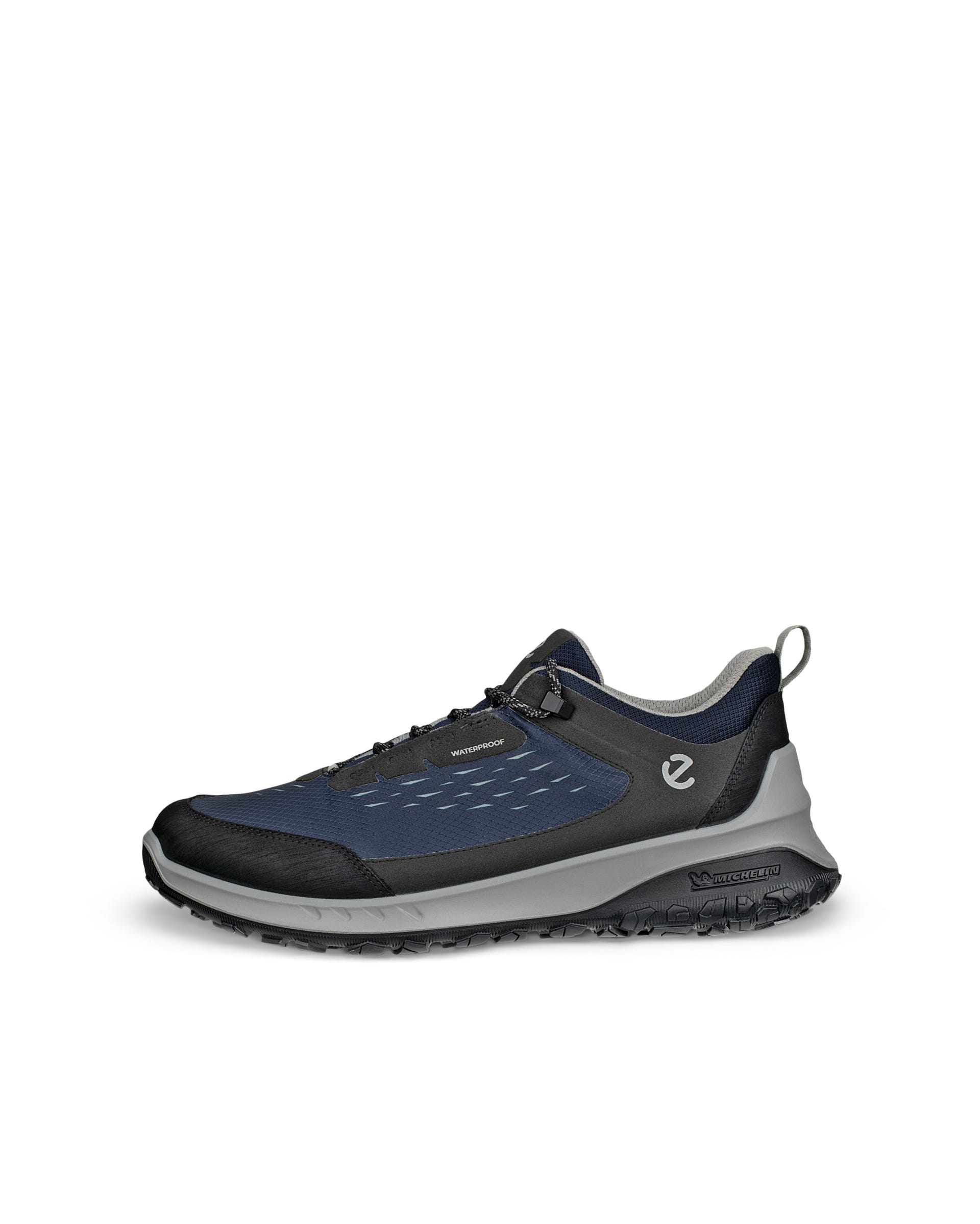 Men's ECCO® ULT-TRN Textile Outdoor Trainer - Blue - Outside