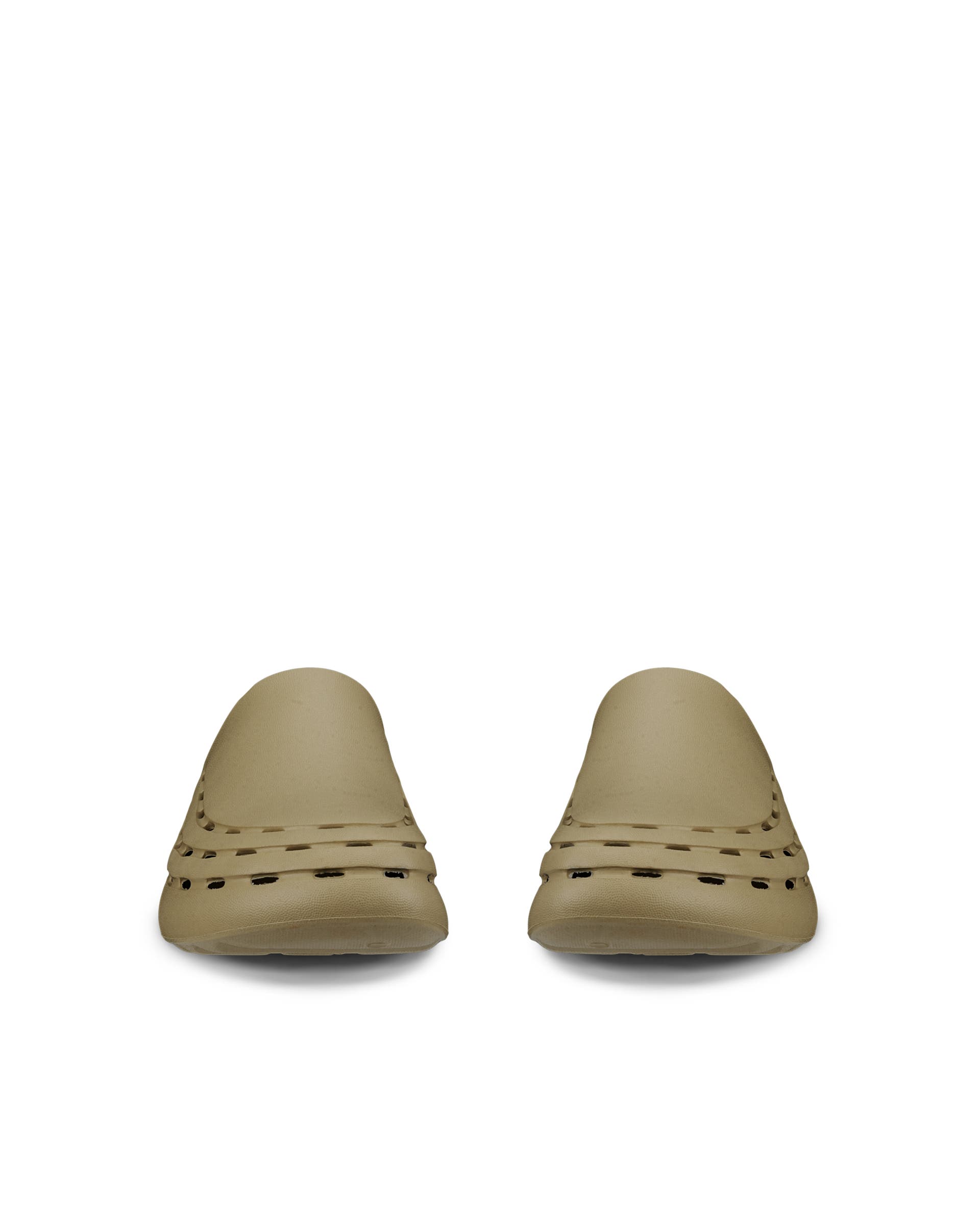 Men's ECCO® Cozmo Slide Slider - Beige - Front pair