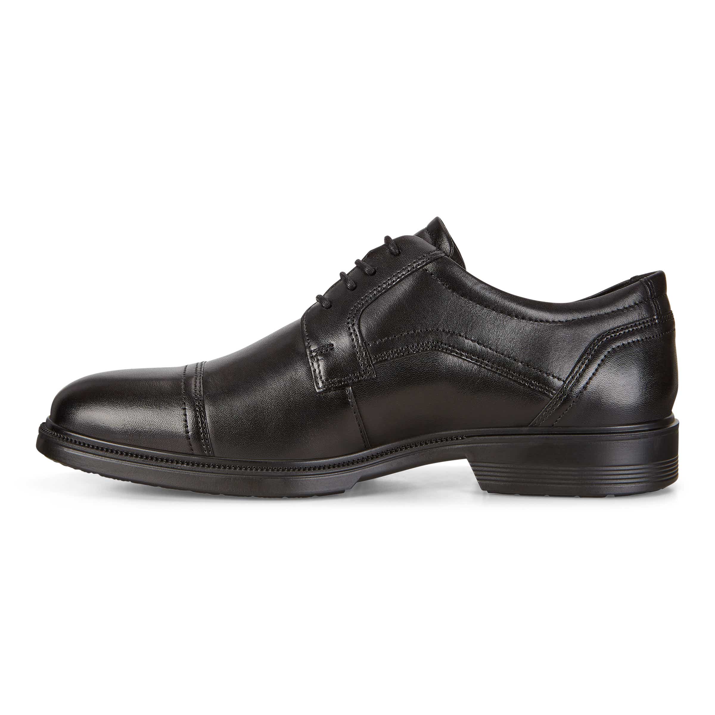 ECCO Lisbon Cap Toe Tie - Black - Inside