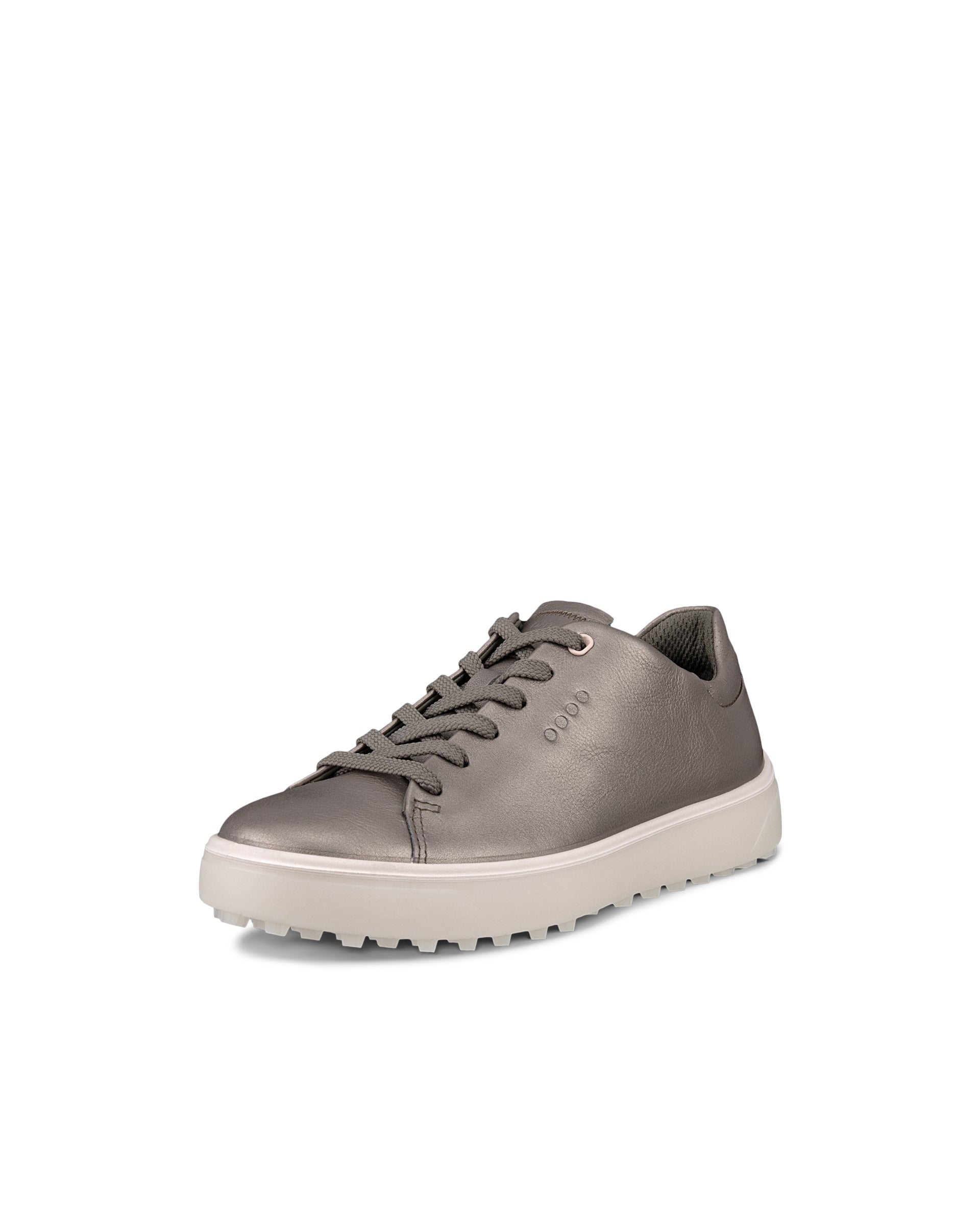 ECCO Golf Tray ウィメンズ レザーゴルフシューズ - メタリック - Main