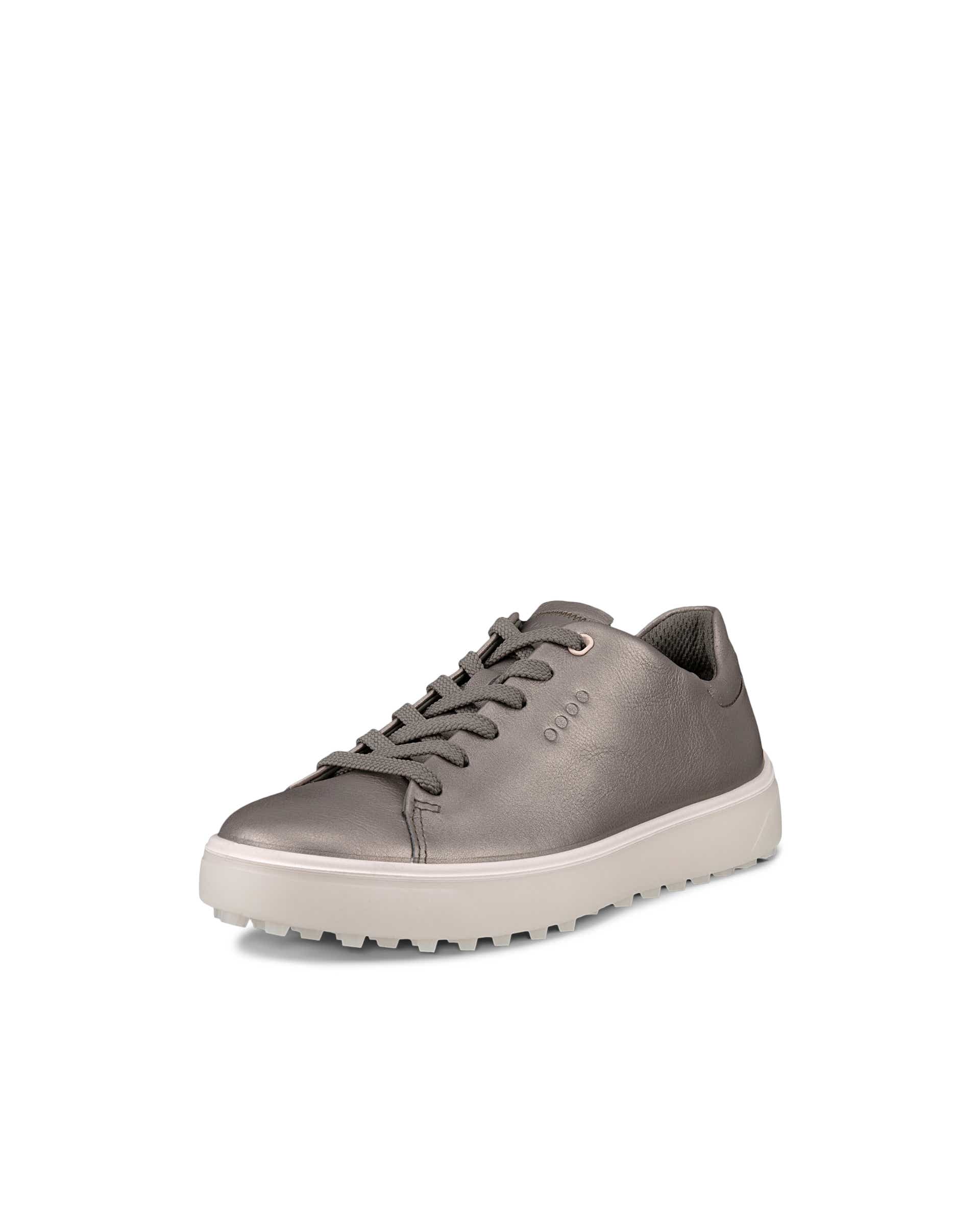 ECCO Golf Tray ウィメンズ レザーゴルフシューズ | メタリック ECCO Golf Tray ウィメンズ レザーゴルフシューズ | メタリック