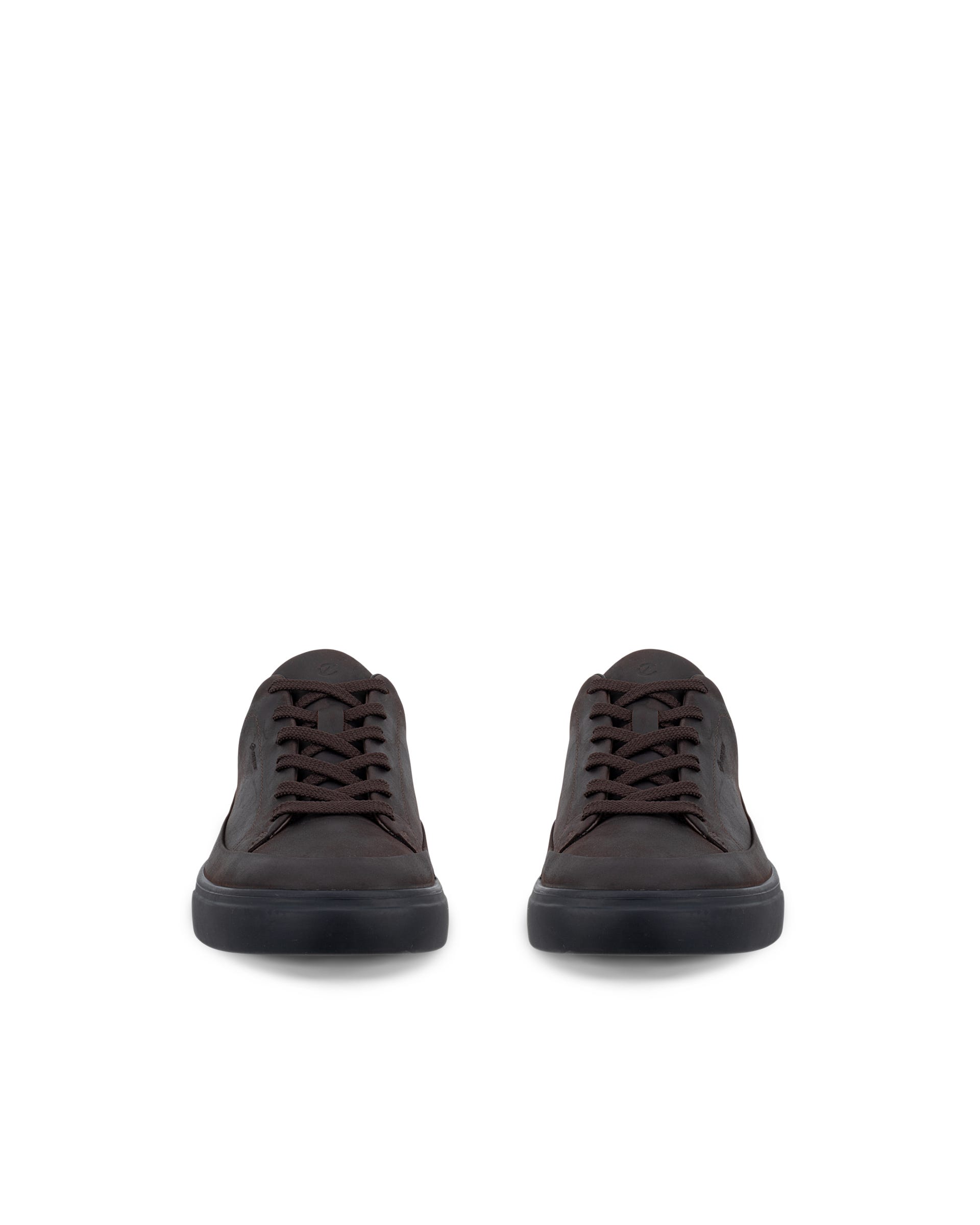 ECCO® SOFT 10 Gore-Tex sneakers i nubuck til herrer - Brun - Front pair