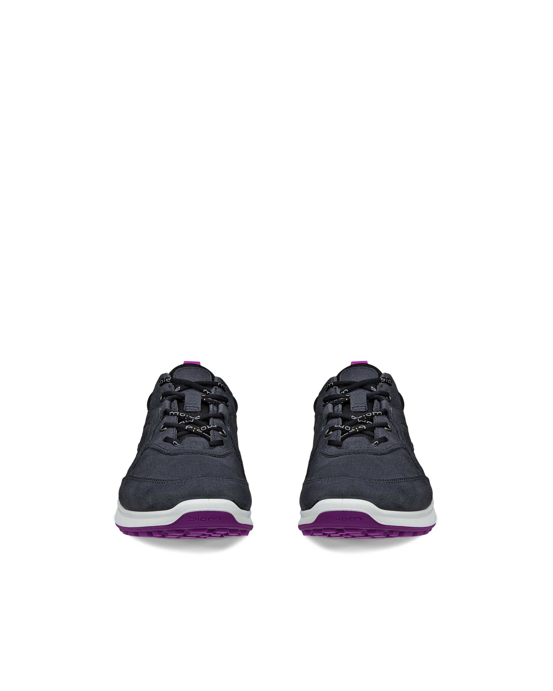 ECCO® BIOM ENERGI női nubuk edzőcipő - Fekete - Front pair