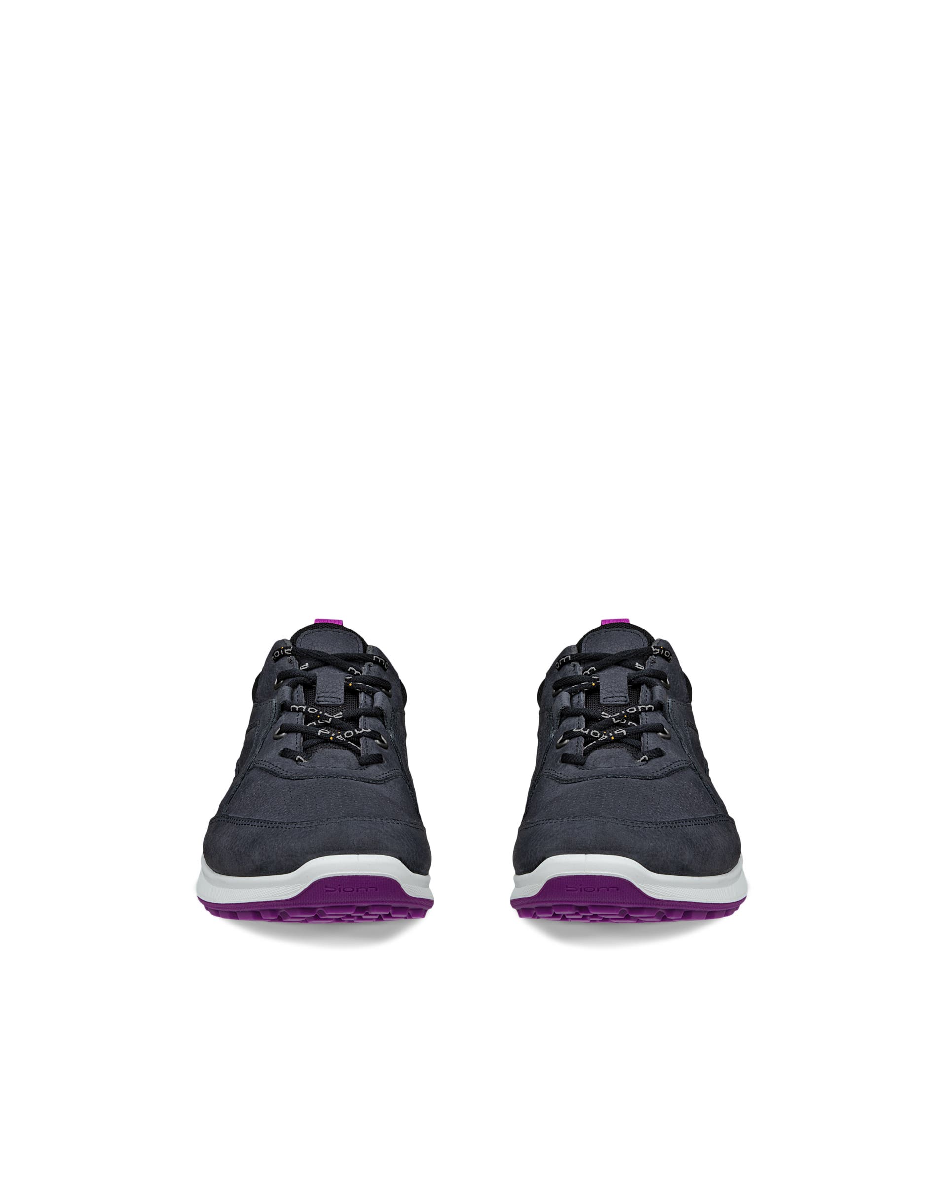ECCO® BIOM ENERGI sneakers i nubuck til damer - Sort - Front pair