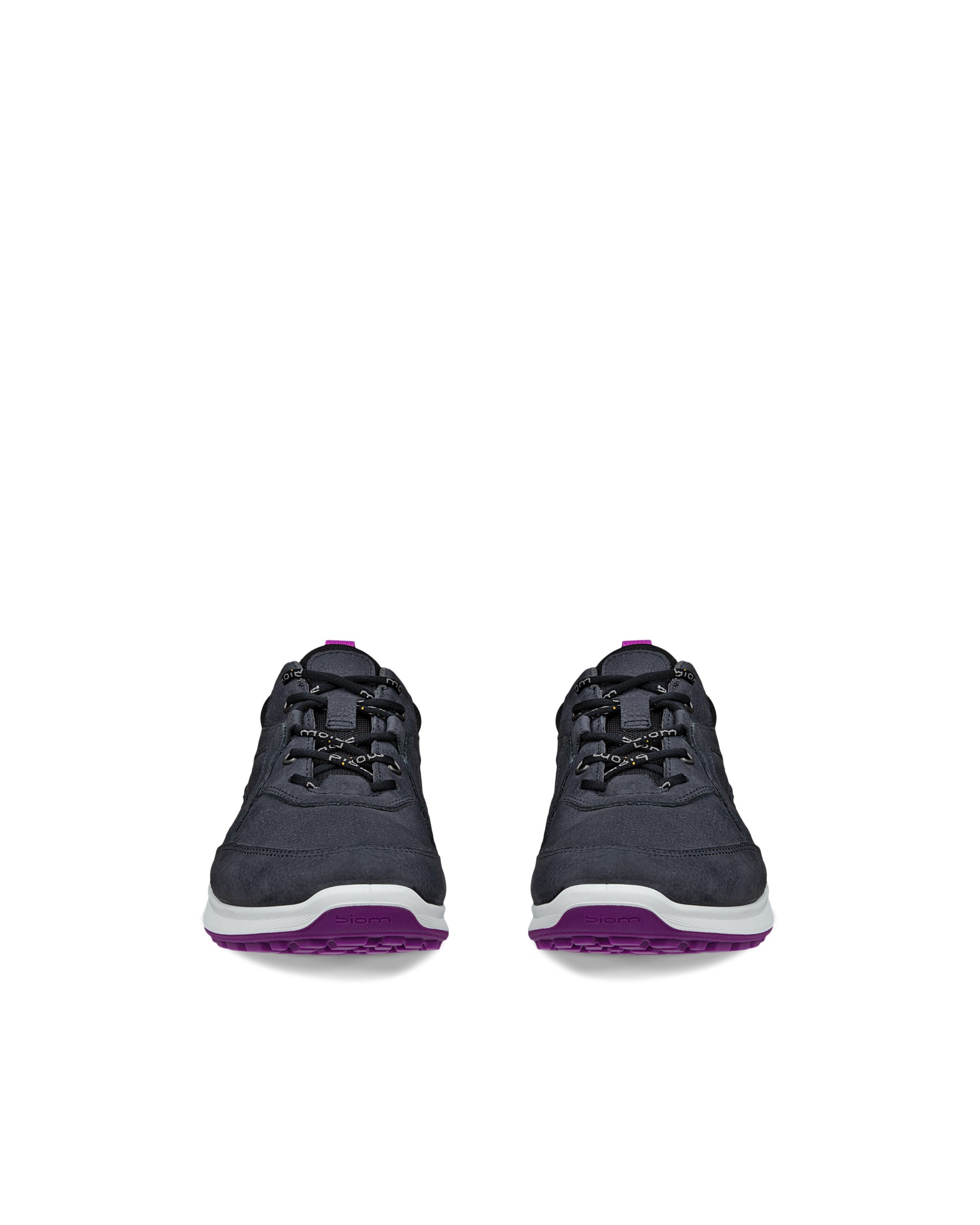 ECCO® BIOM ENERGI sneakers i nubuck til damer - Sort - Front pair