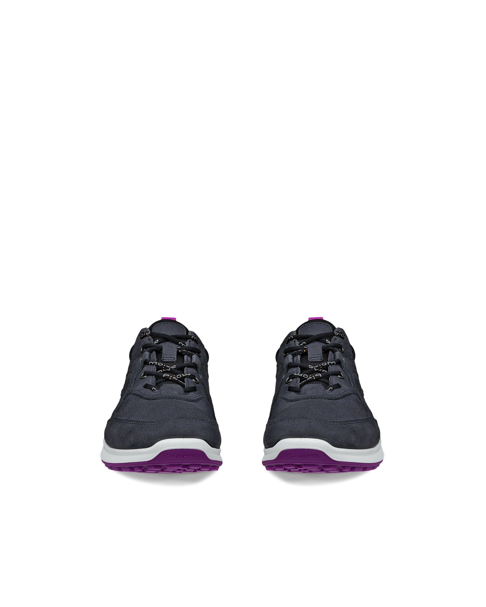 ECCO® BIOM ENERGI Damen Sneaker aus Nubukleder - Schwarz - Front pair