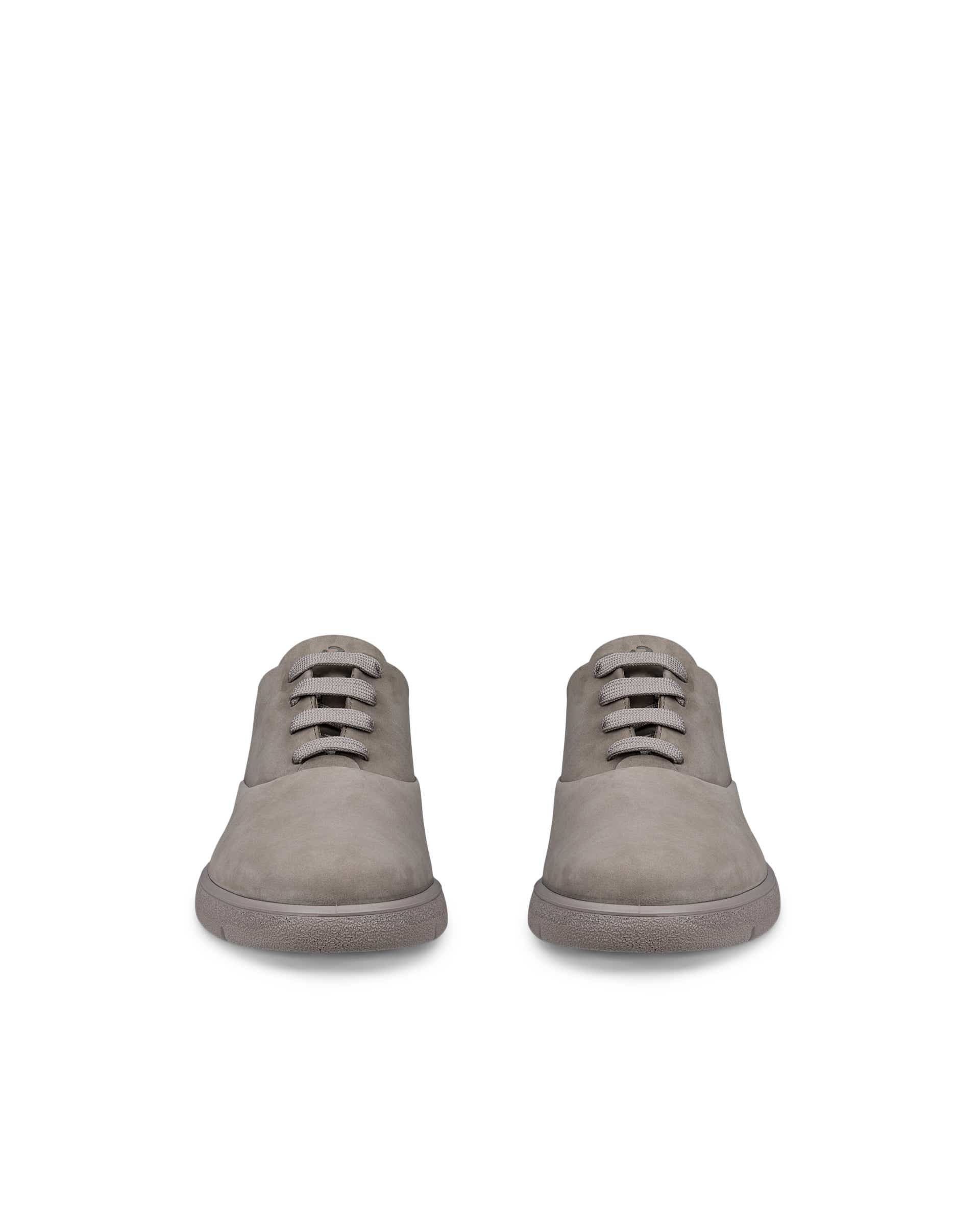 ECCO® BELLA 2 dames nubuck veterschoen - Grijs - Front pair